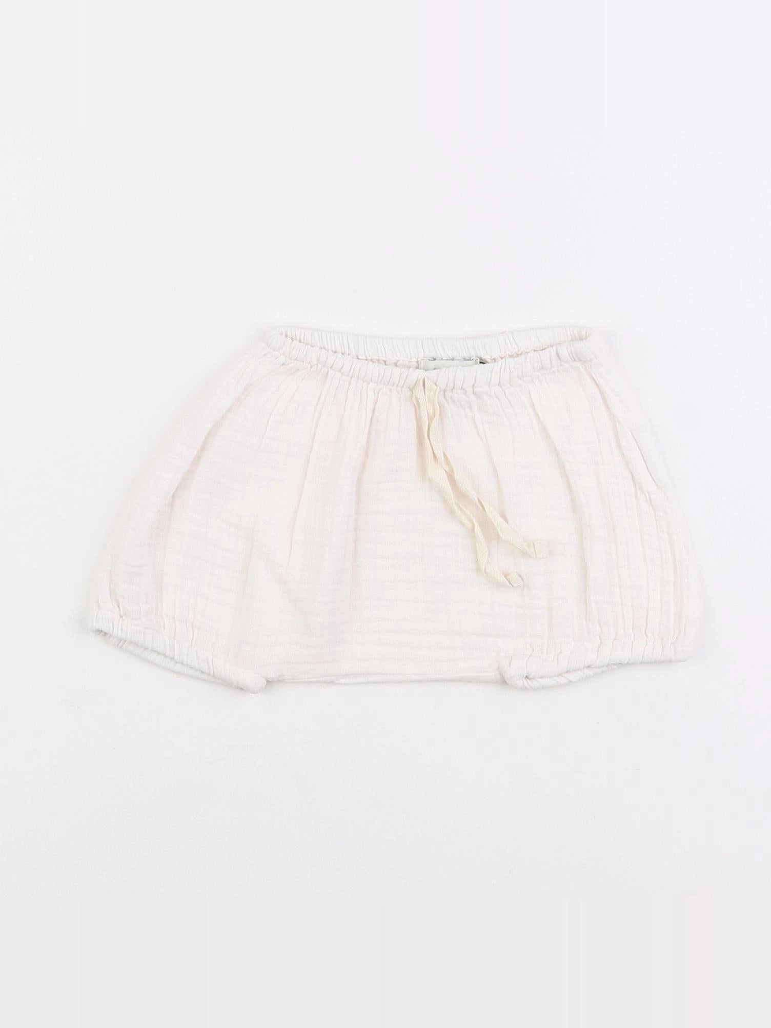 Buho - bloomer blanc - 6 mois