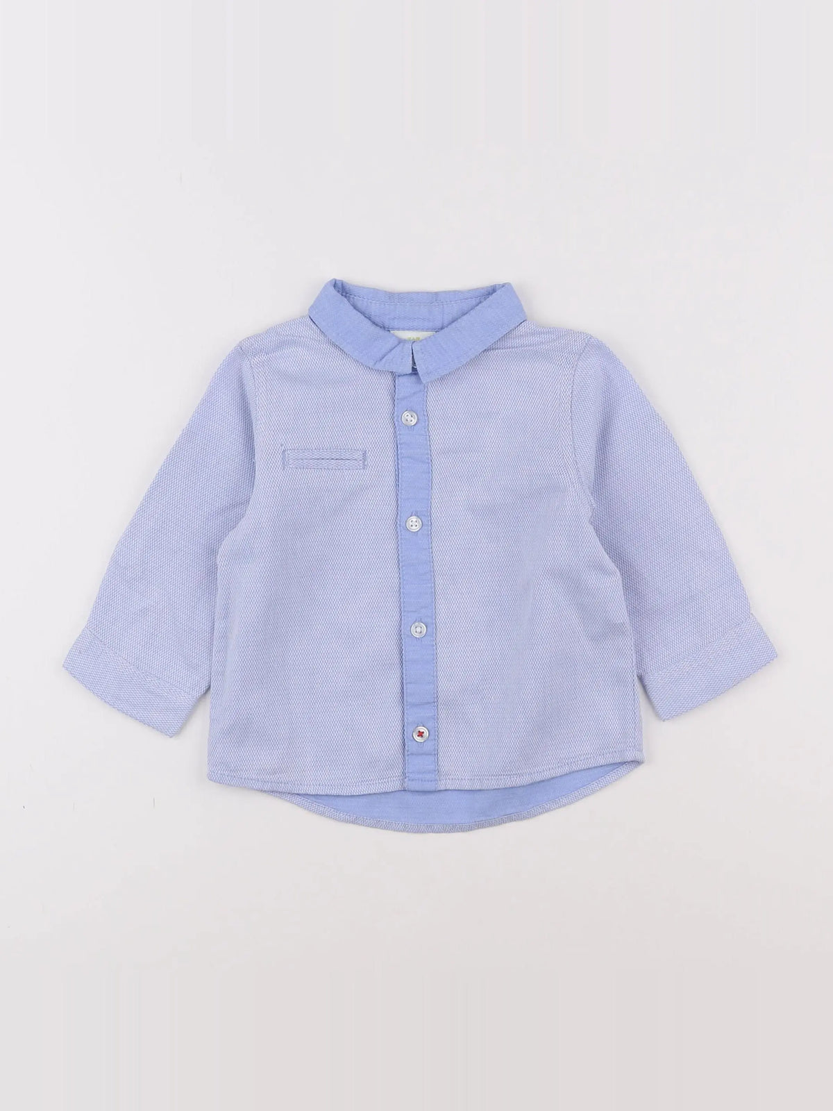 Tape à l'oeil - chemise bleu - 12 mois