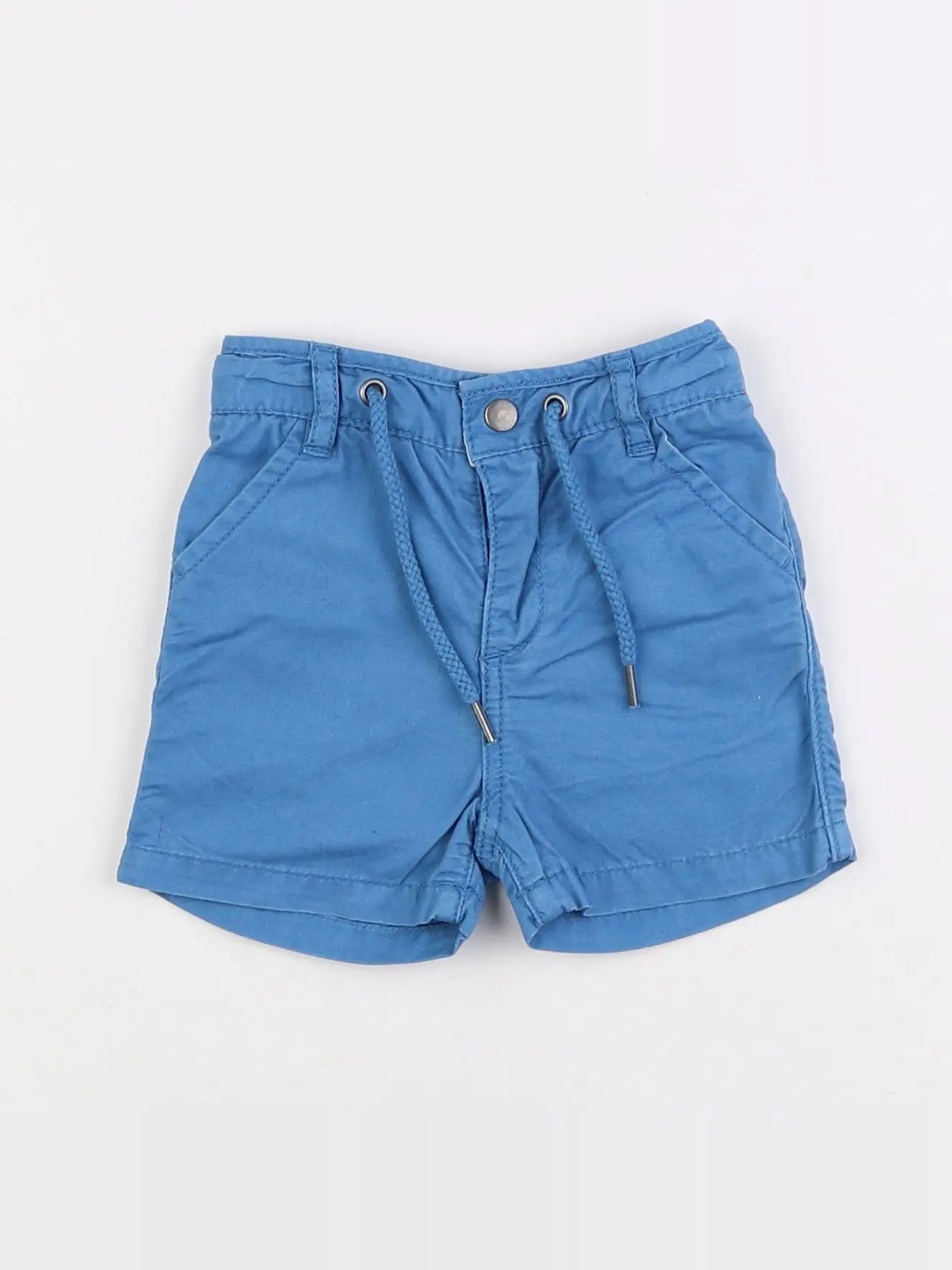 Cyrillus - short bleu - 12 mois