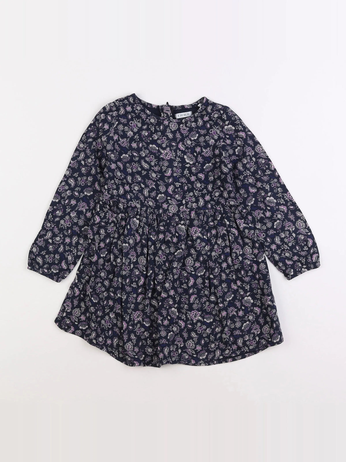 IKKS - robe bleu, violet - 3 ans