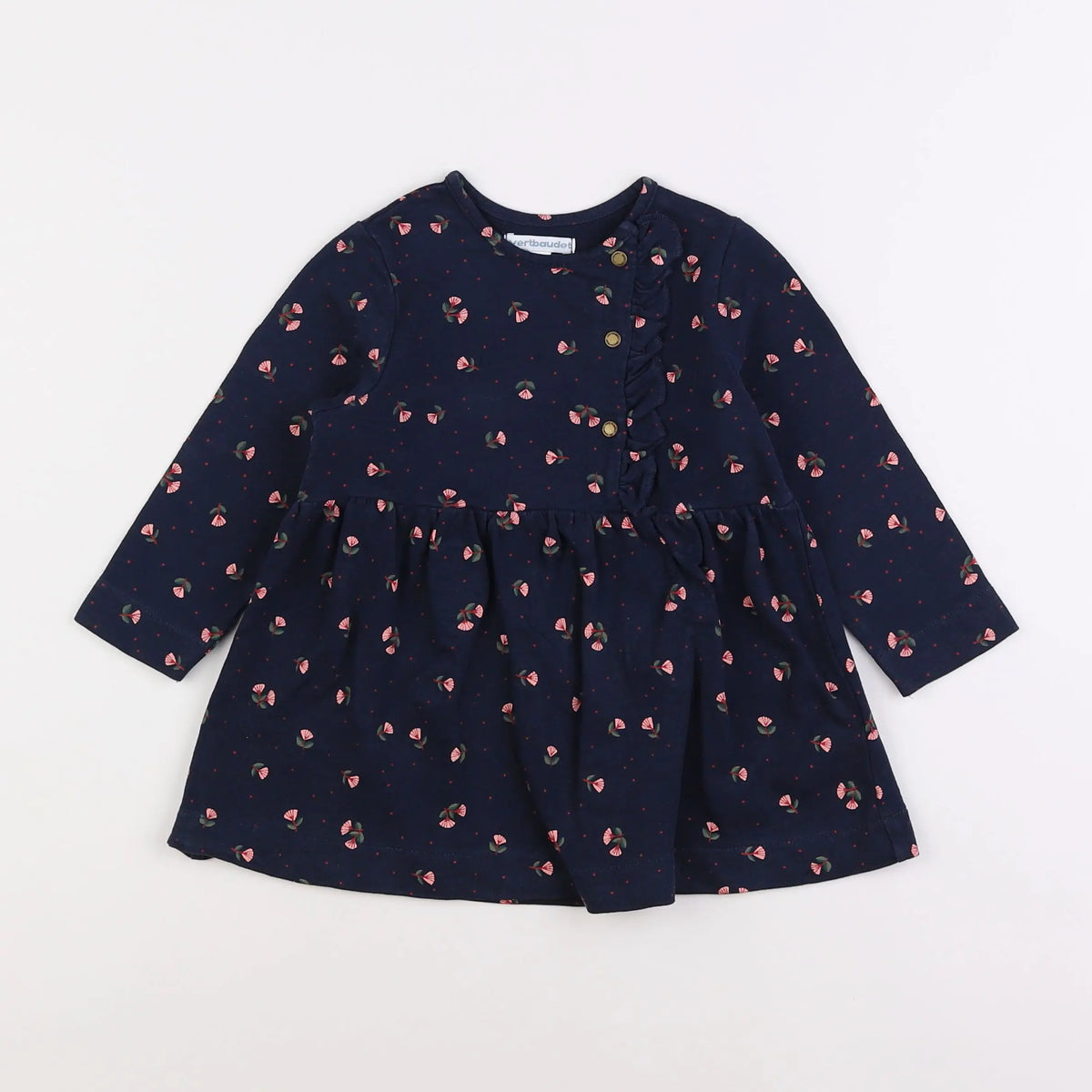 Vertbaudet - robe bleu - 2 ans