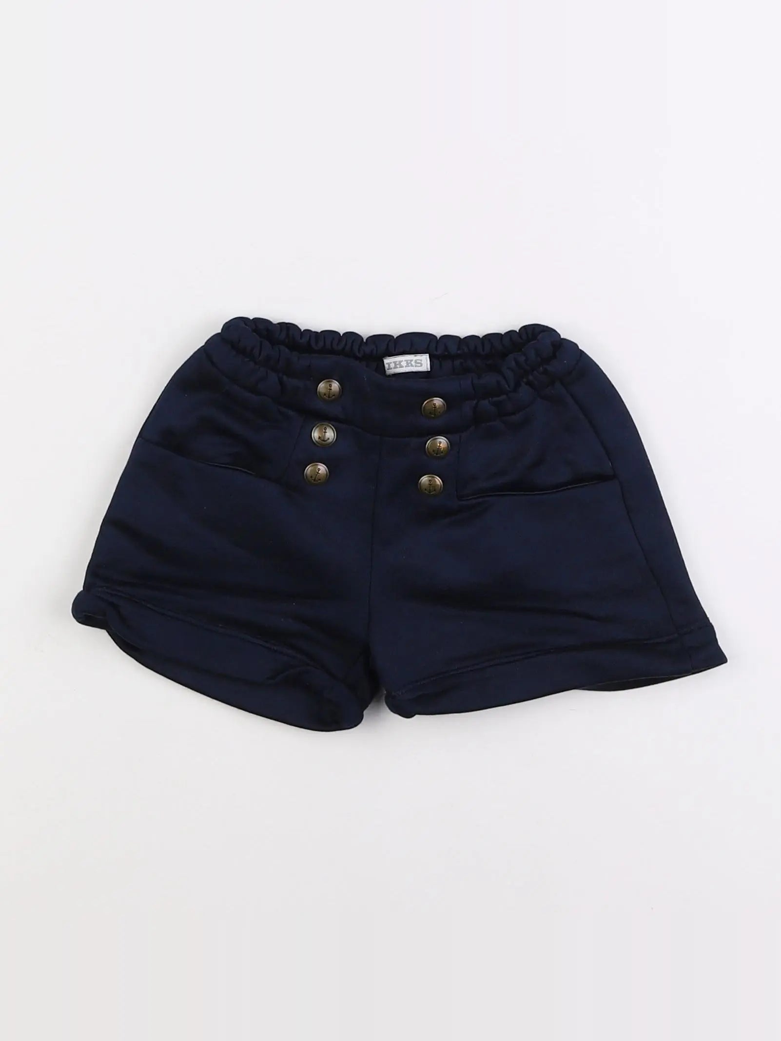 IKKS - short bleu - 12 mois
