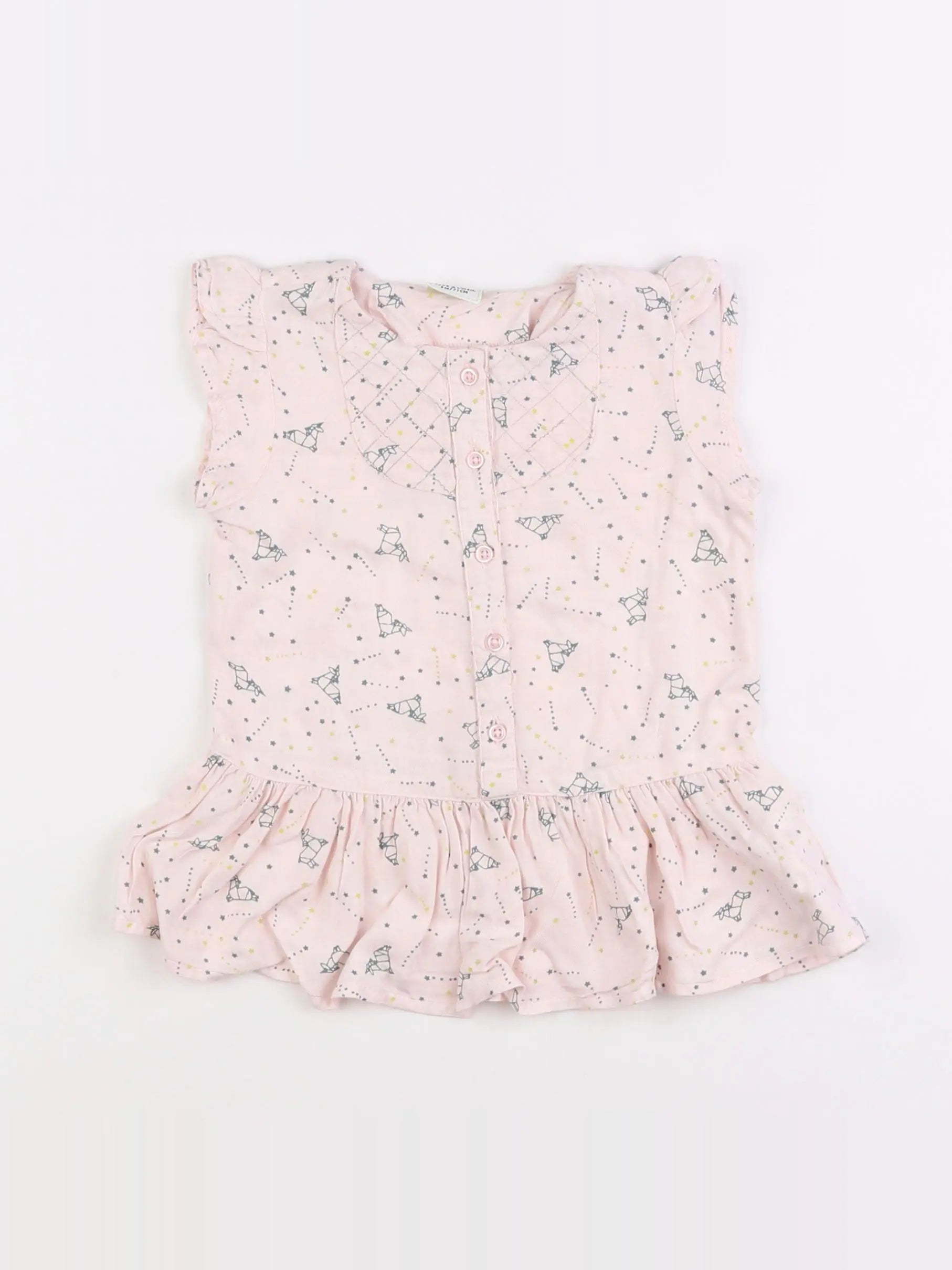 Tape à l'oeil - robe rose - 9 mois