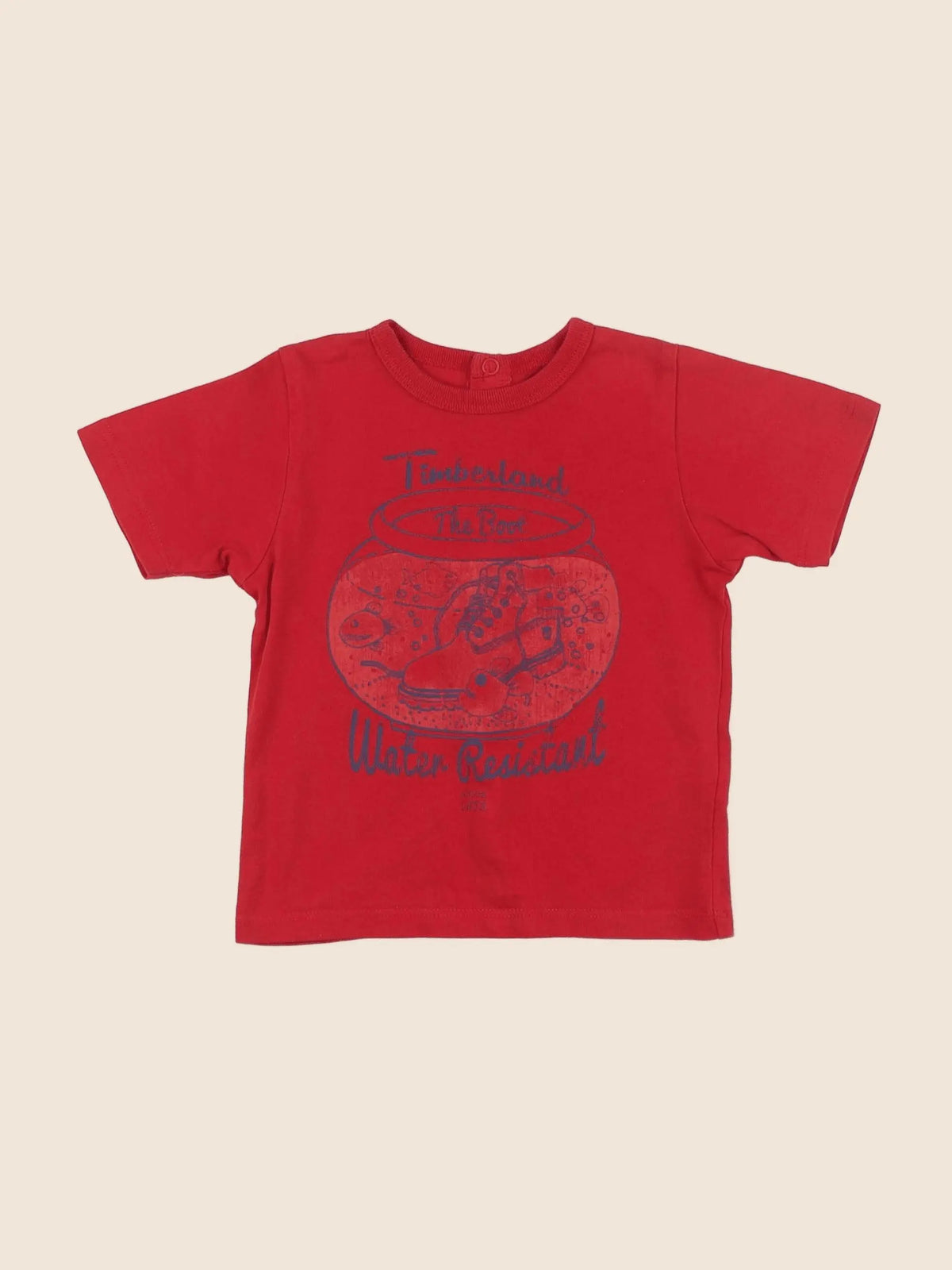Timberland - tee-shirt rouge - 12 mois