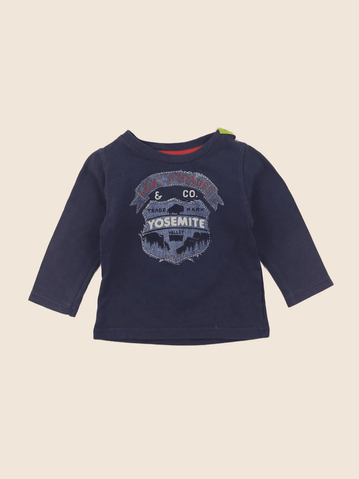Levi's - tee-shirt bleu - 12 mois