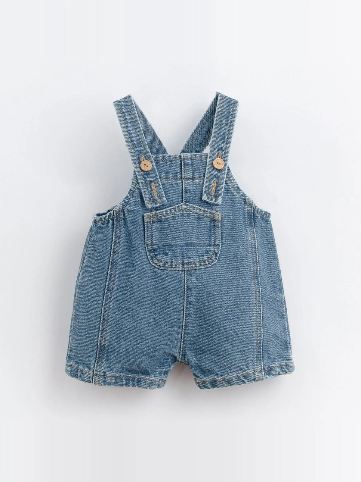 Salopette courte Denim bleu