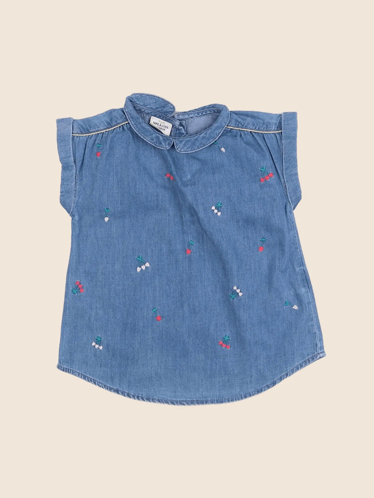 Tape à l'oeil - blouse bleu - 6 mois