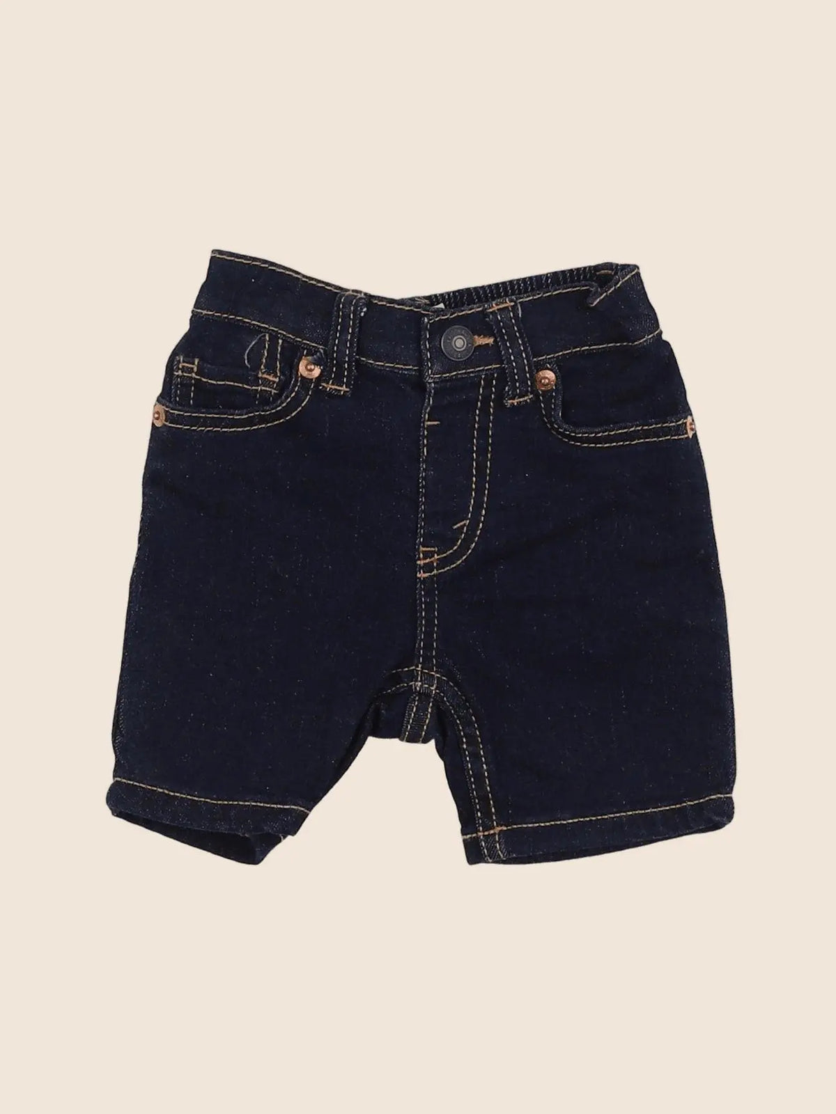Levi's - short bleu - 6 mois