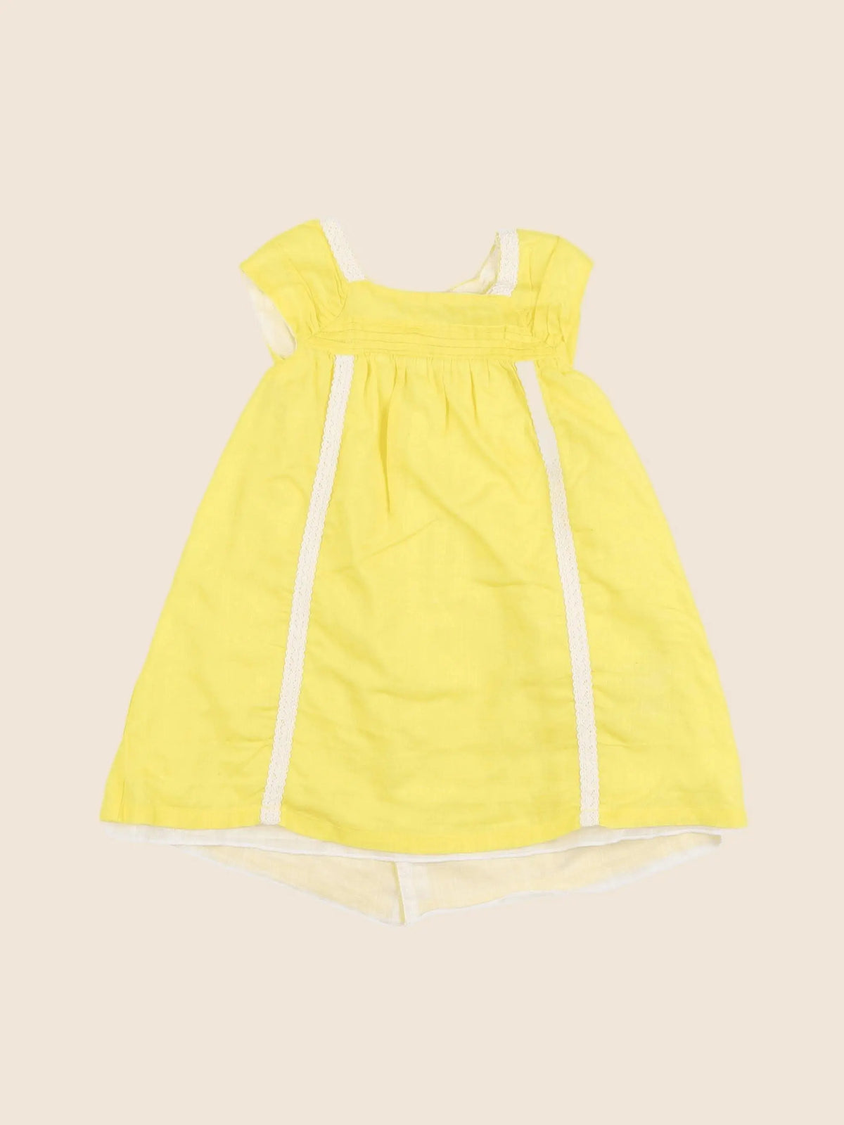 Carrément Beau - robe jaune - 12 mois