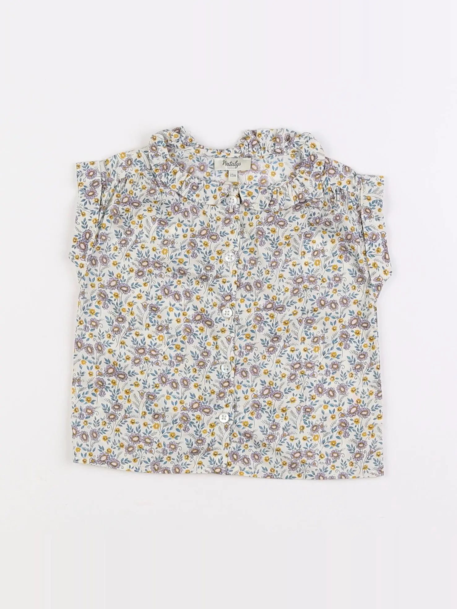 Natalys - blouse multicolore - 12 mois