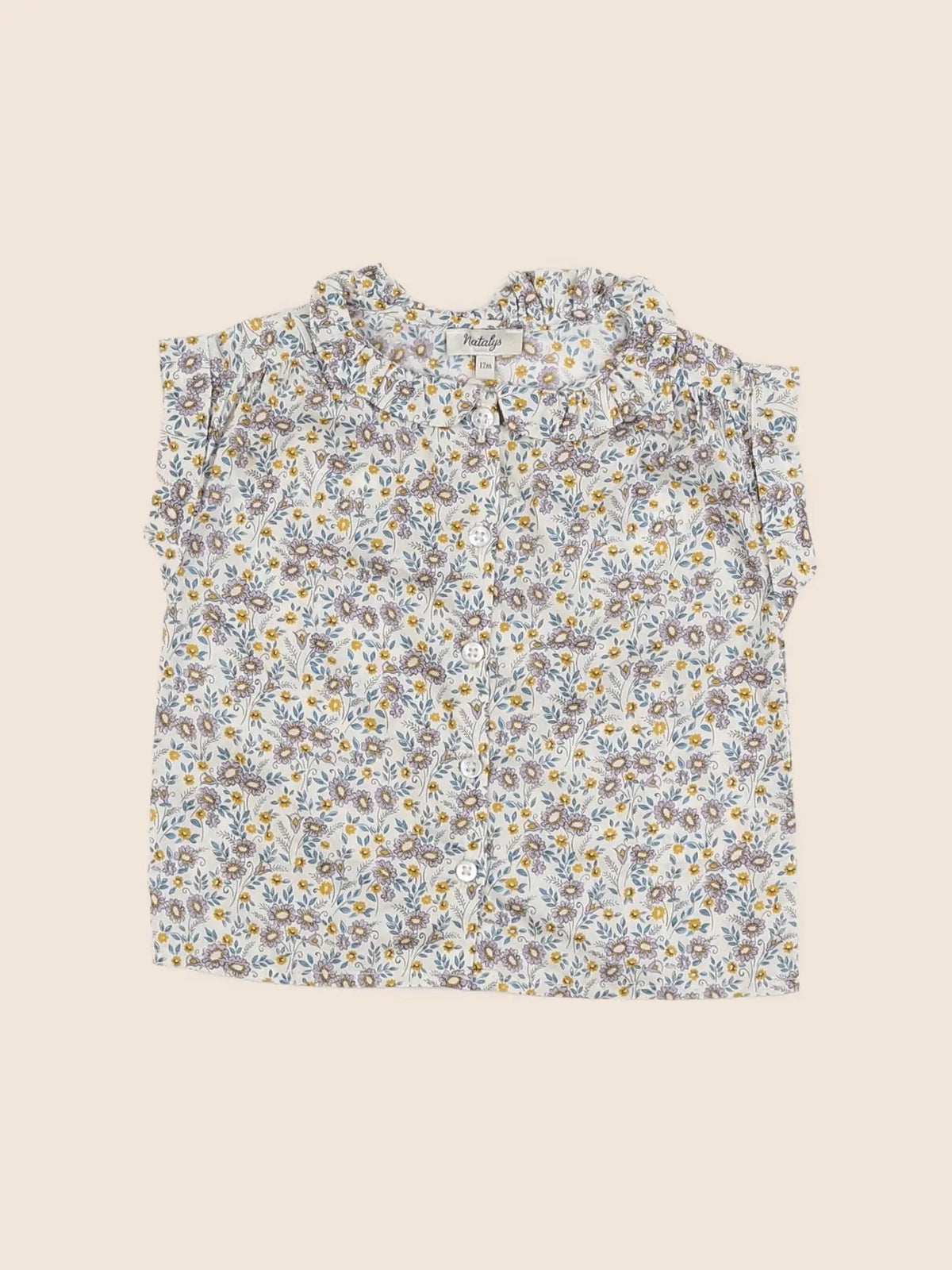 Natalys - blouse multicolore - 12 mois