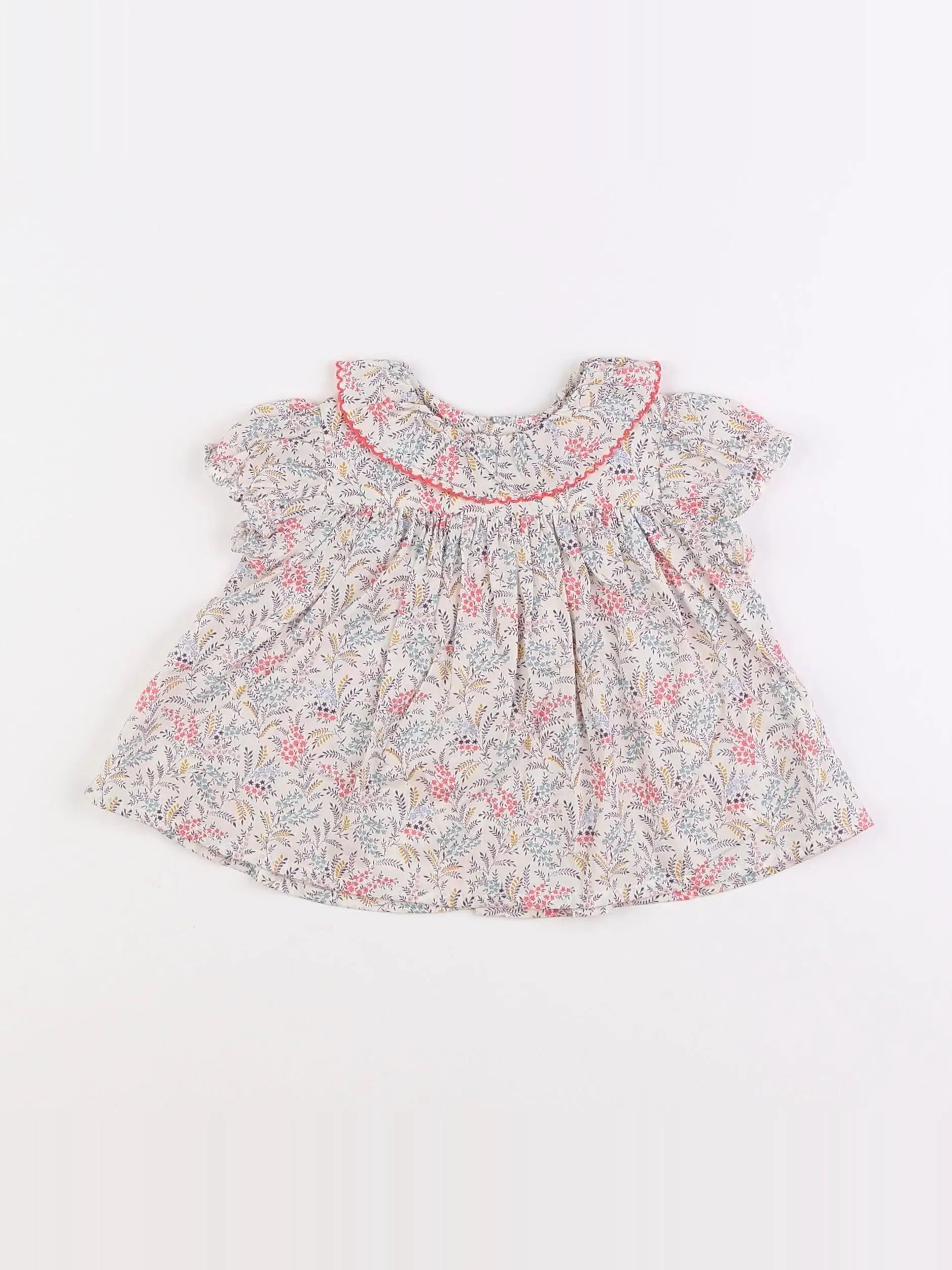 Bonton - blouse multicolore - 6 mois