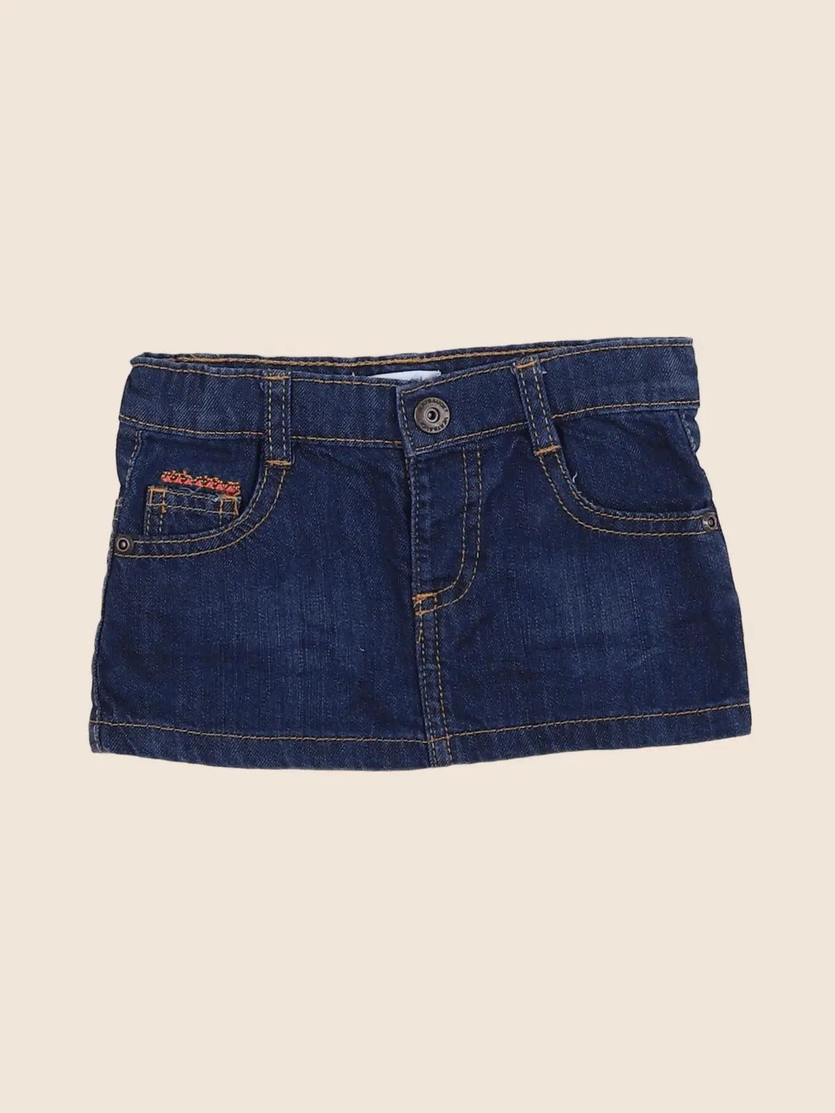 Vertbaudet - jupe bleu - 9 mois