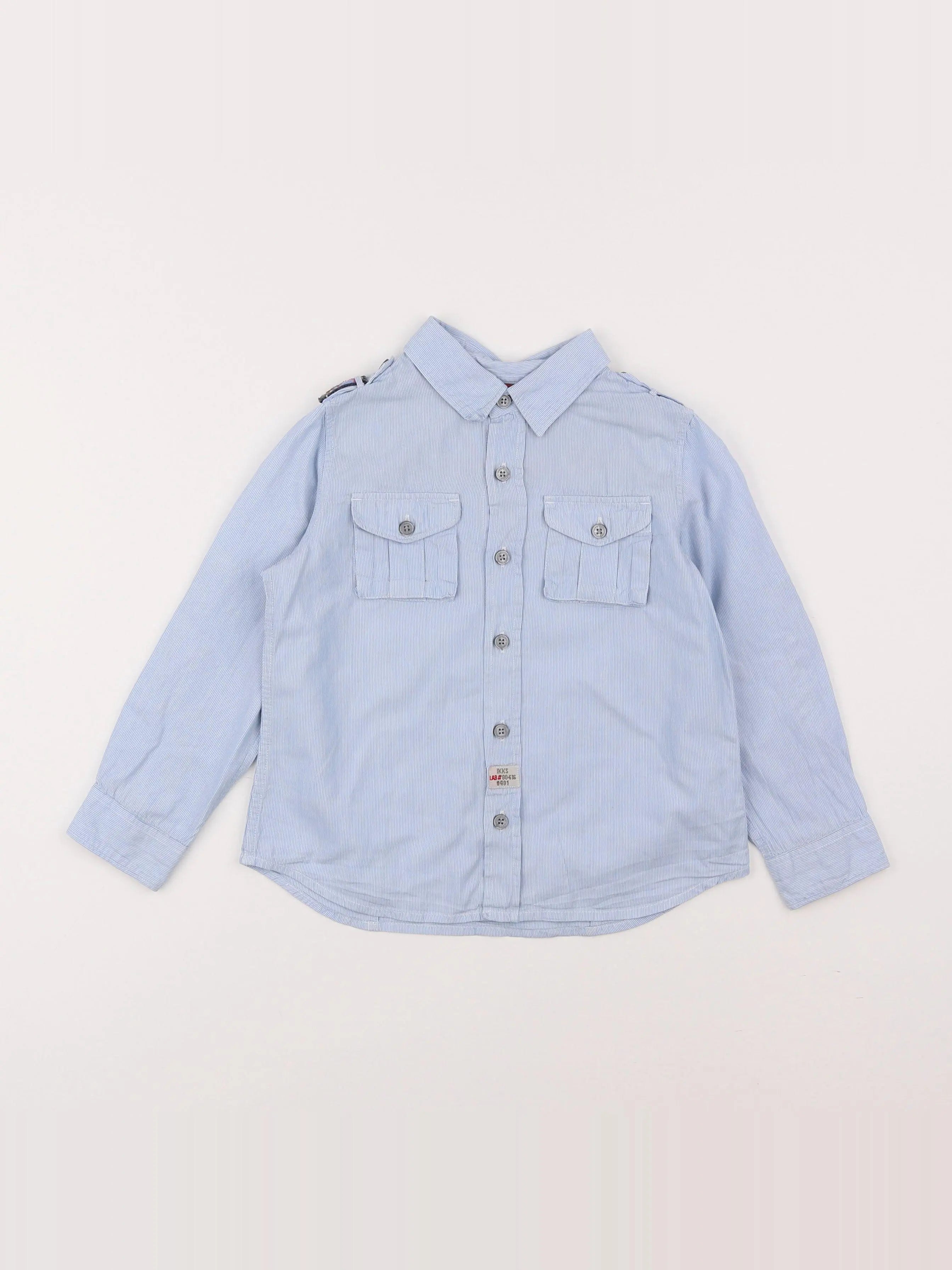 IKKS - chemise bleu - 4 ans