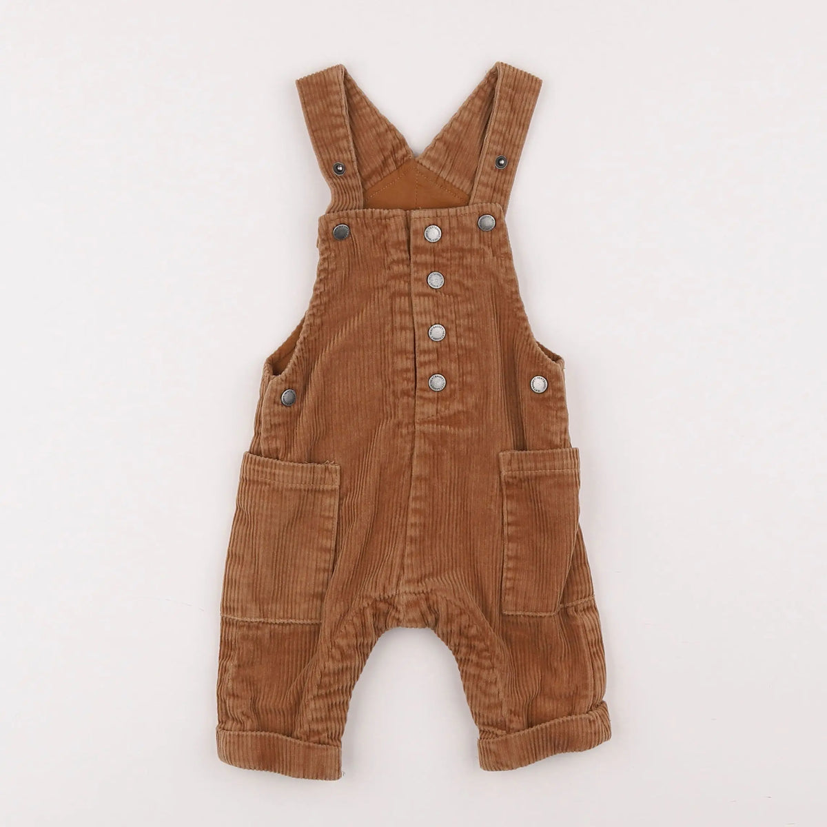 Vertbaudet - salopette marron - 3 mois