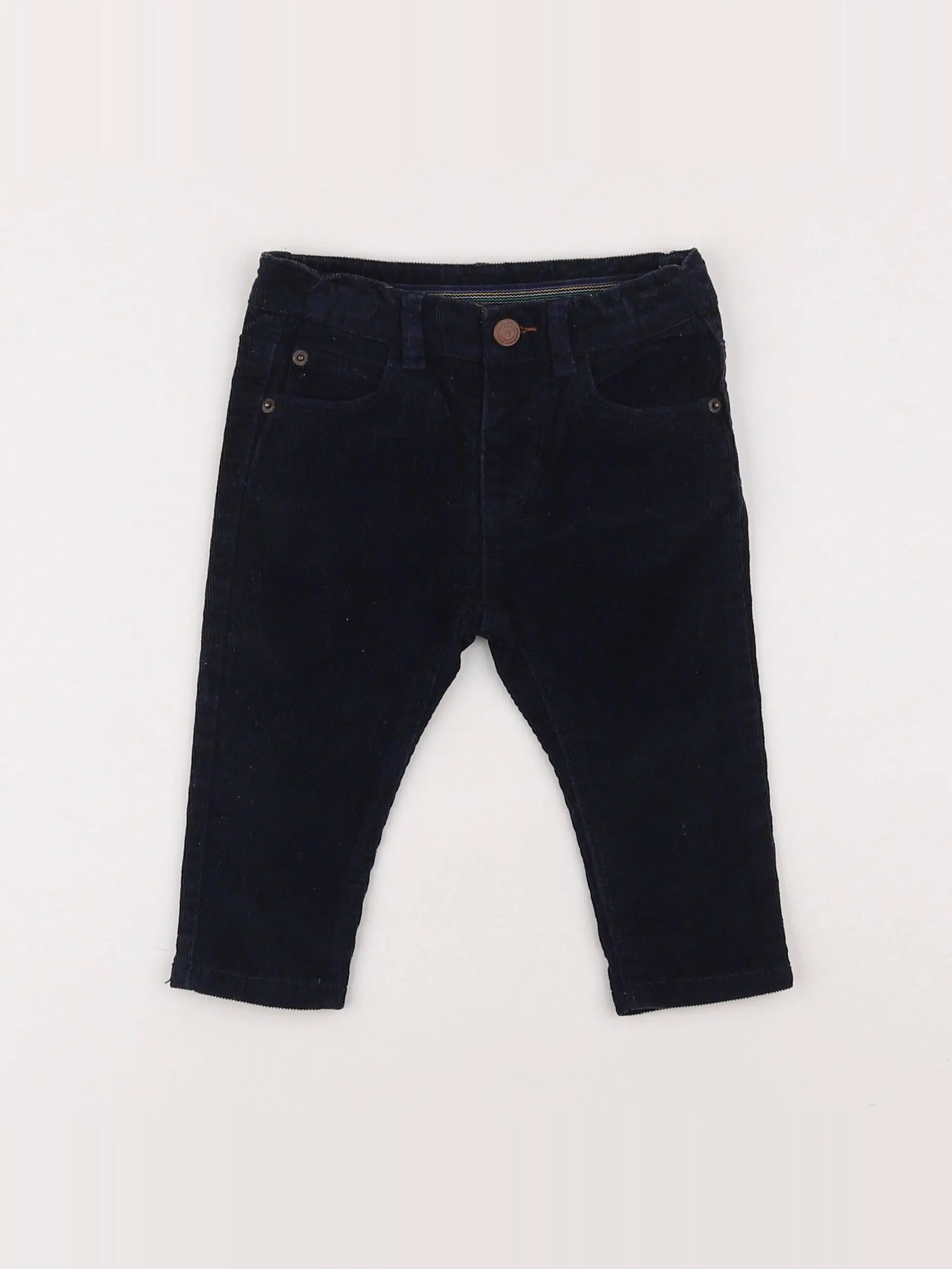Zara - pantalon bleu - 6/9 mois