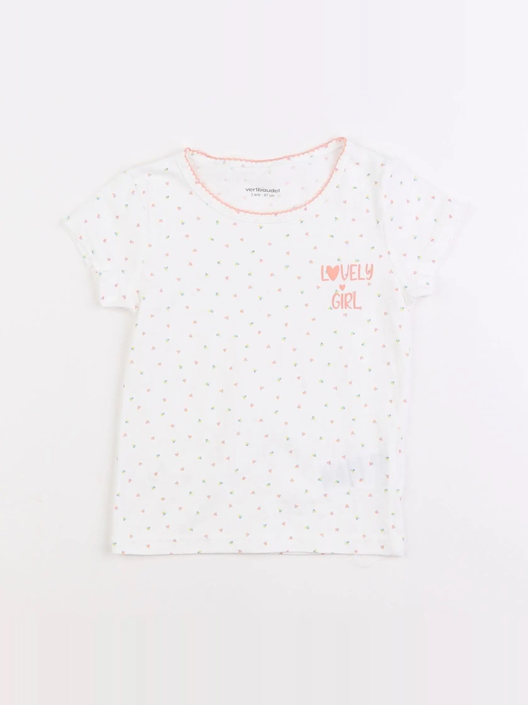 Vertbaudet - maillot de corps blanc - 3 ans