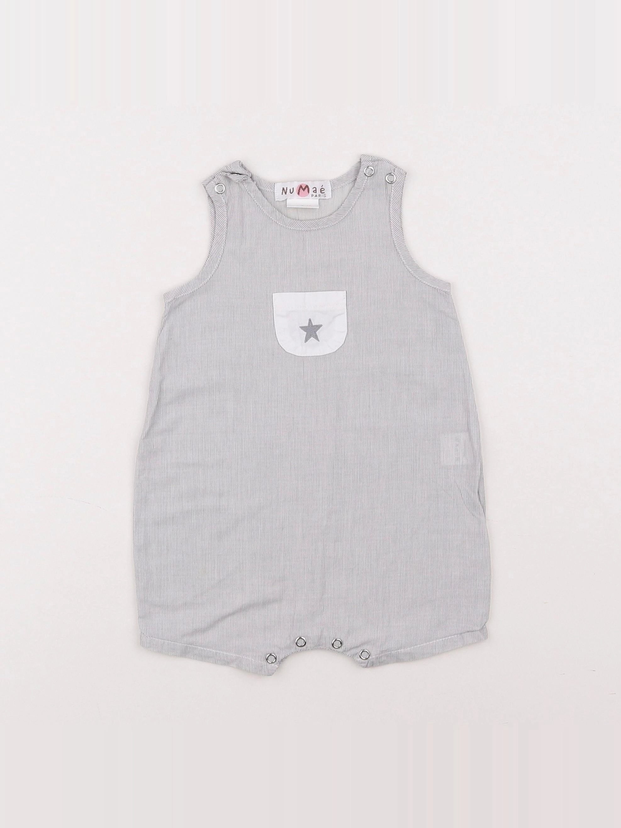 Numae - combinaison gris - 3 mois