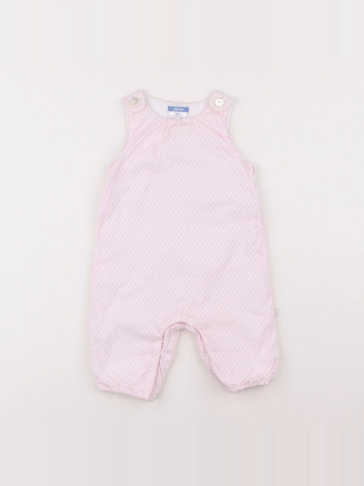 Jacadi - combinaison rose - 6 mois