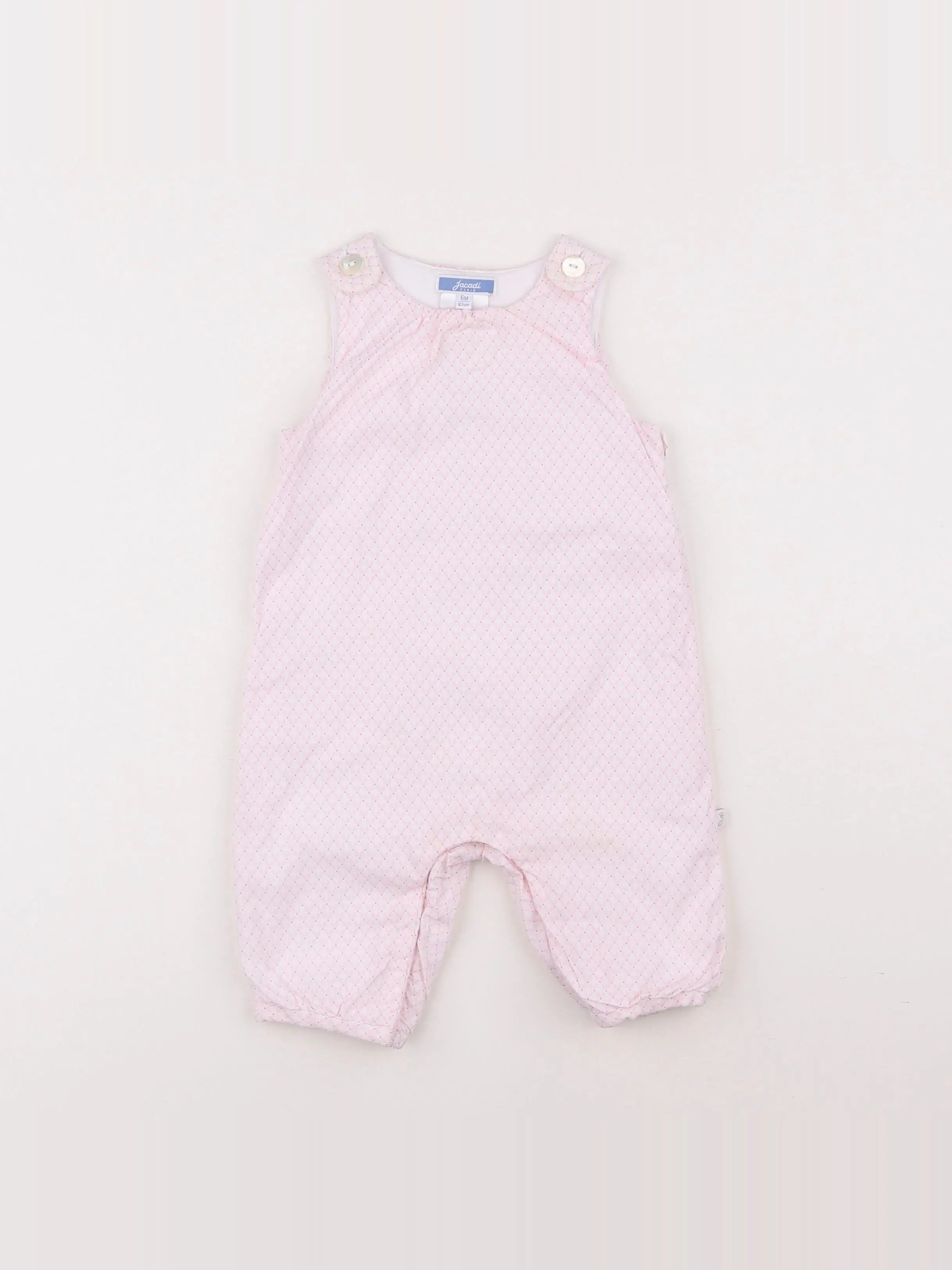 Jacadi - combinaison rose - 6 mois