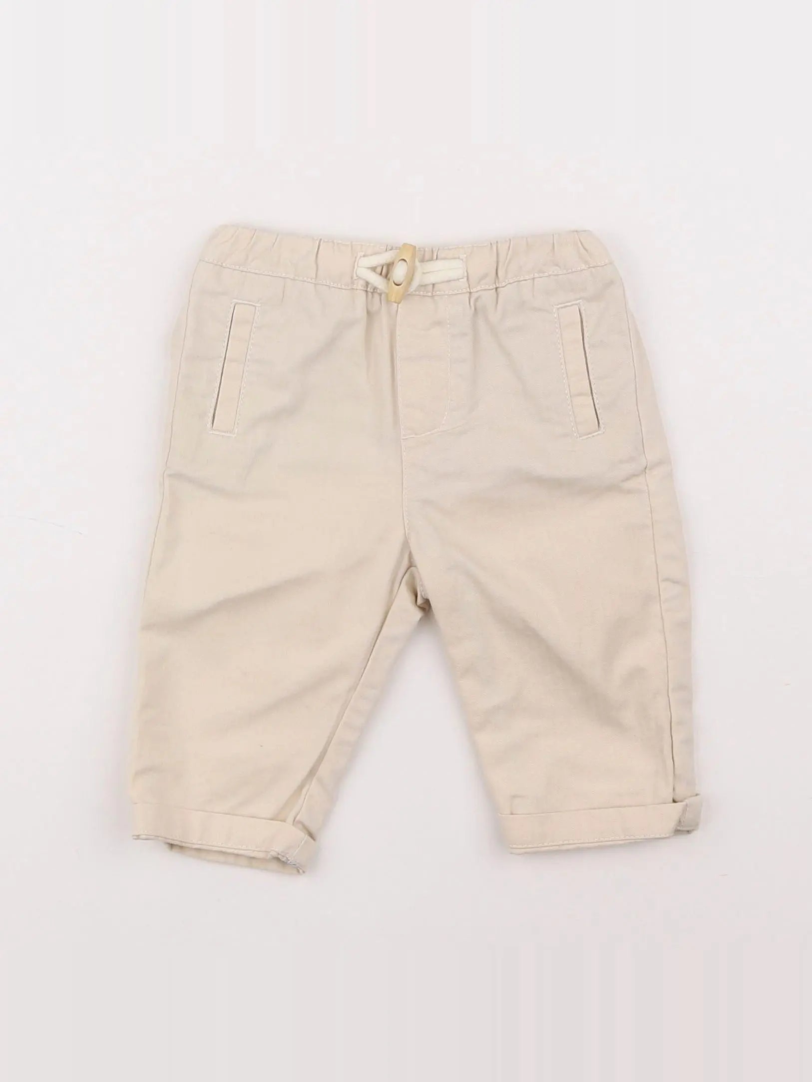 Natalys - pantalon beige - 6 mois