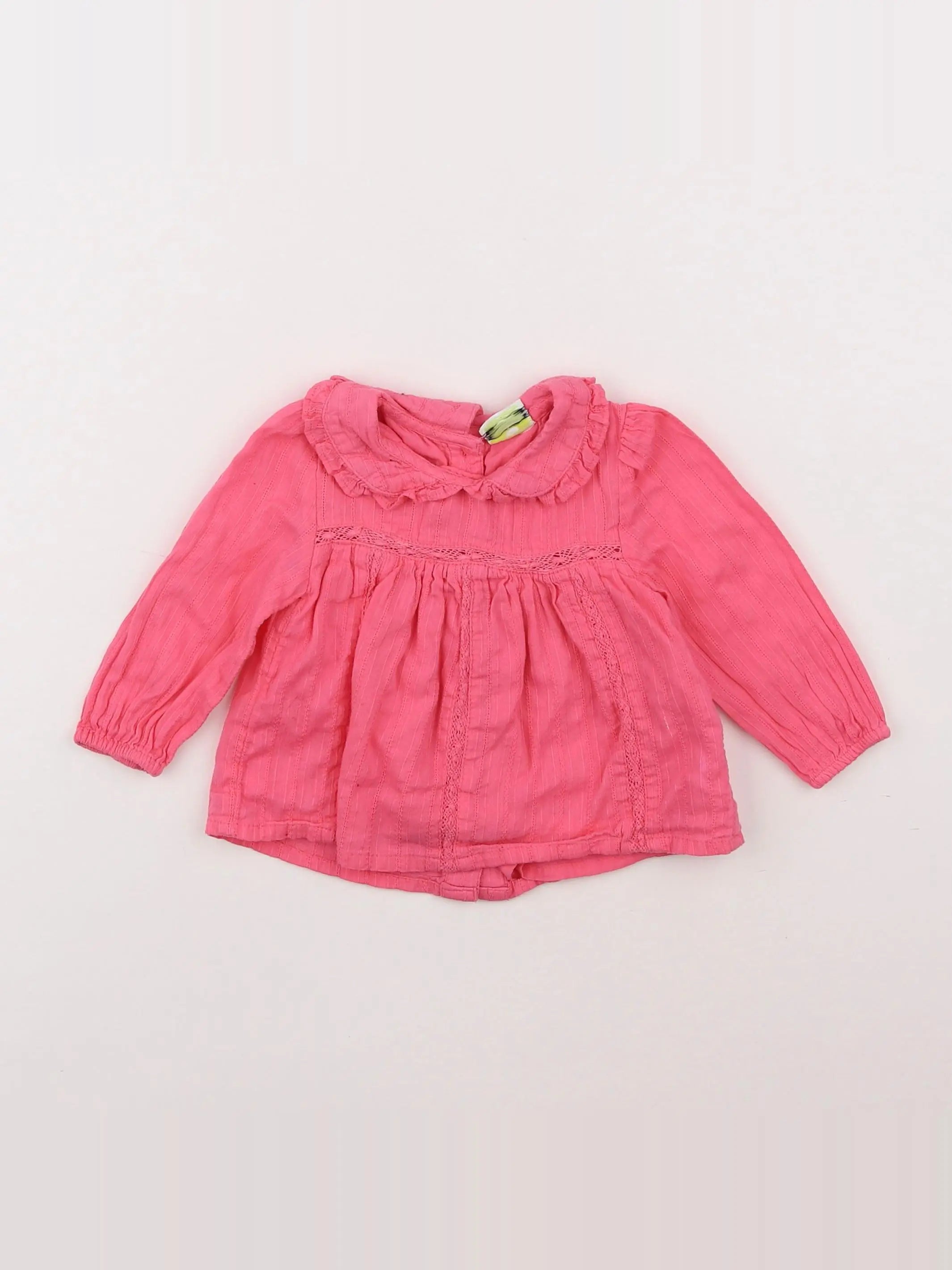 Tape à l'oeil - blouse rose - 6 mois