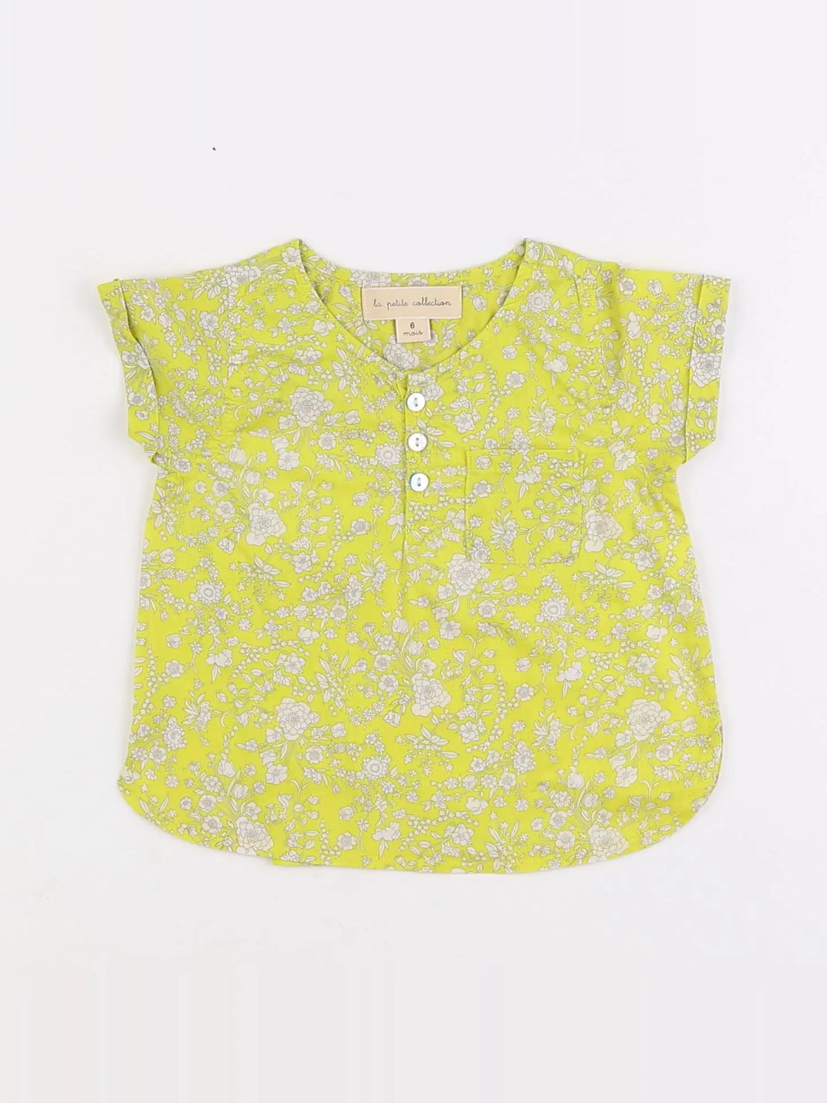 La Petite Collection - blouse jaune - 6 mois