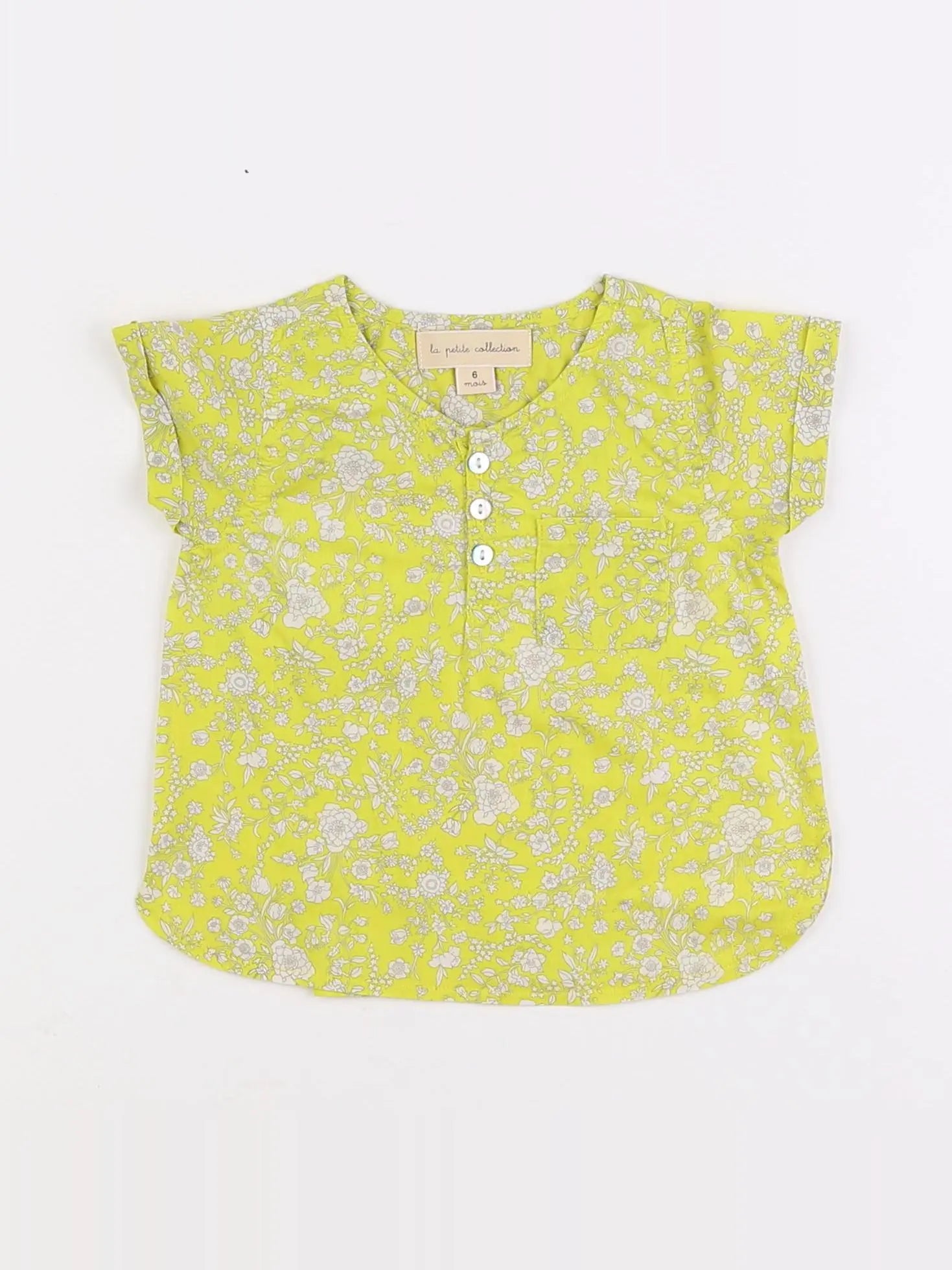 La Petite Collection - blouse jaune - 6 mois