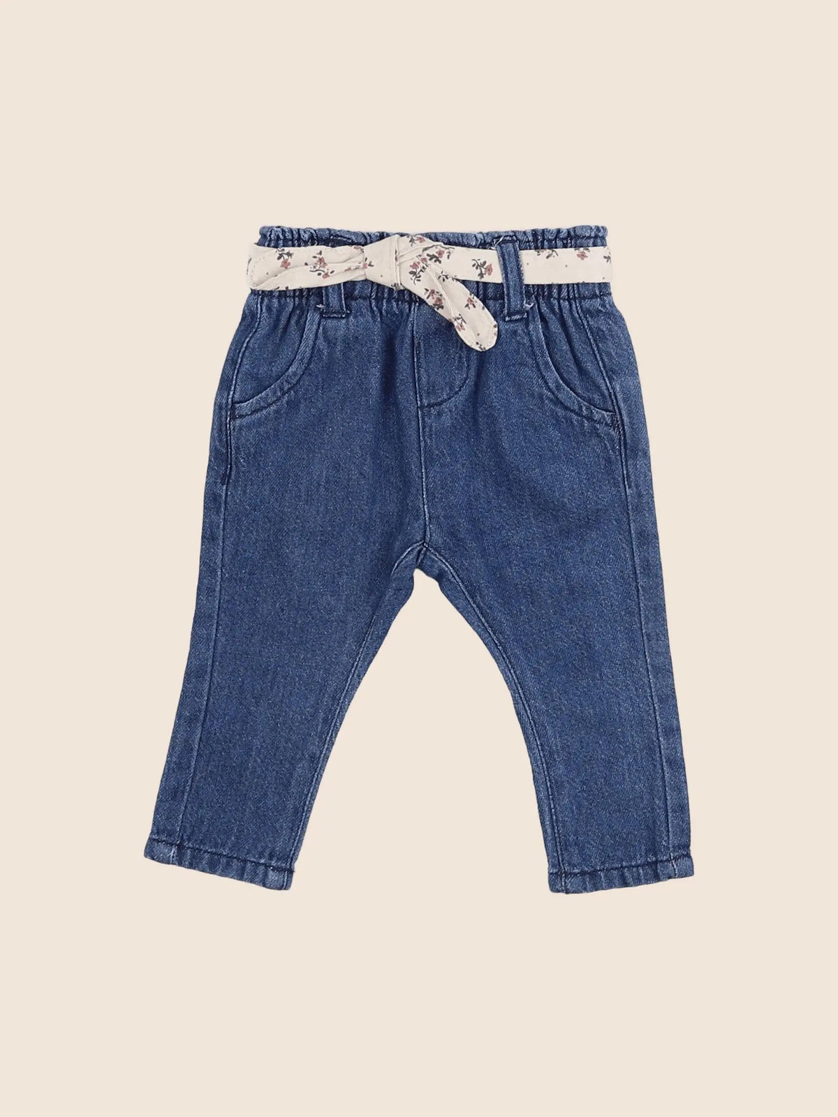 Vertbaudet - jean bleu - 6 mois