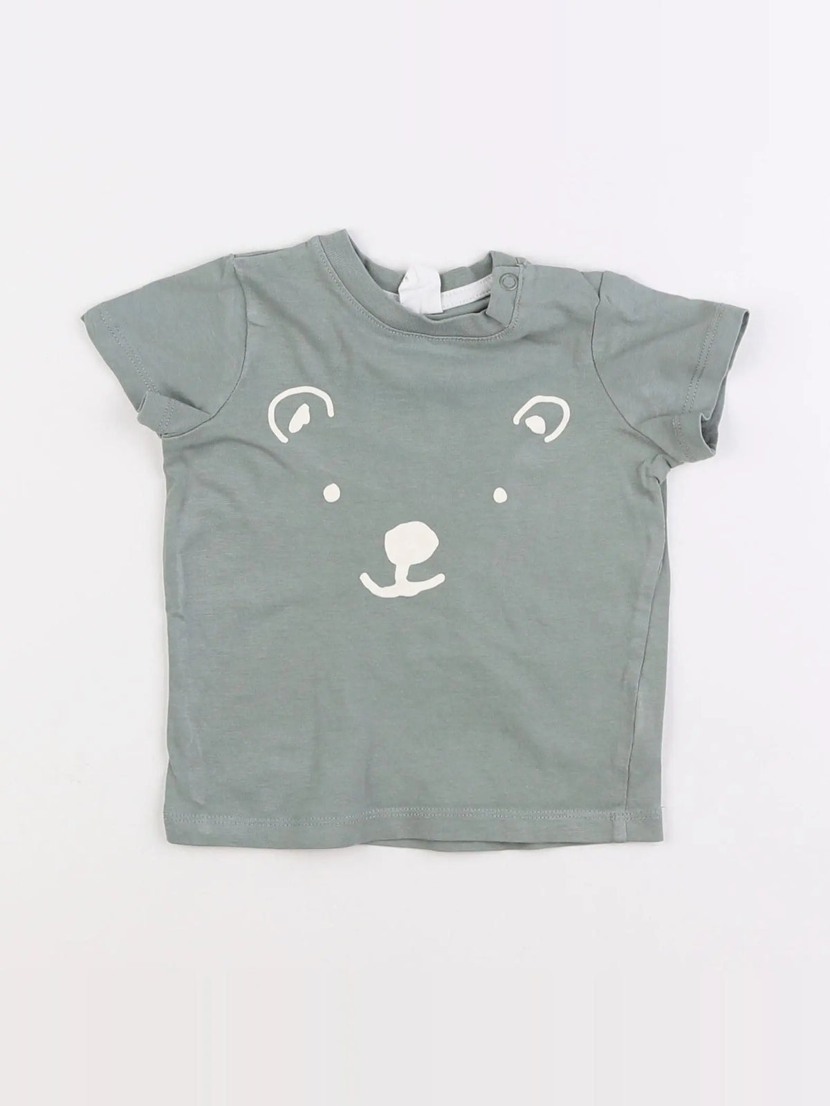 H&M - tee-shirt vert - 6 mois