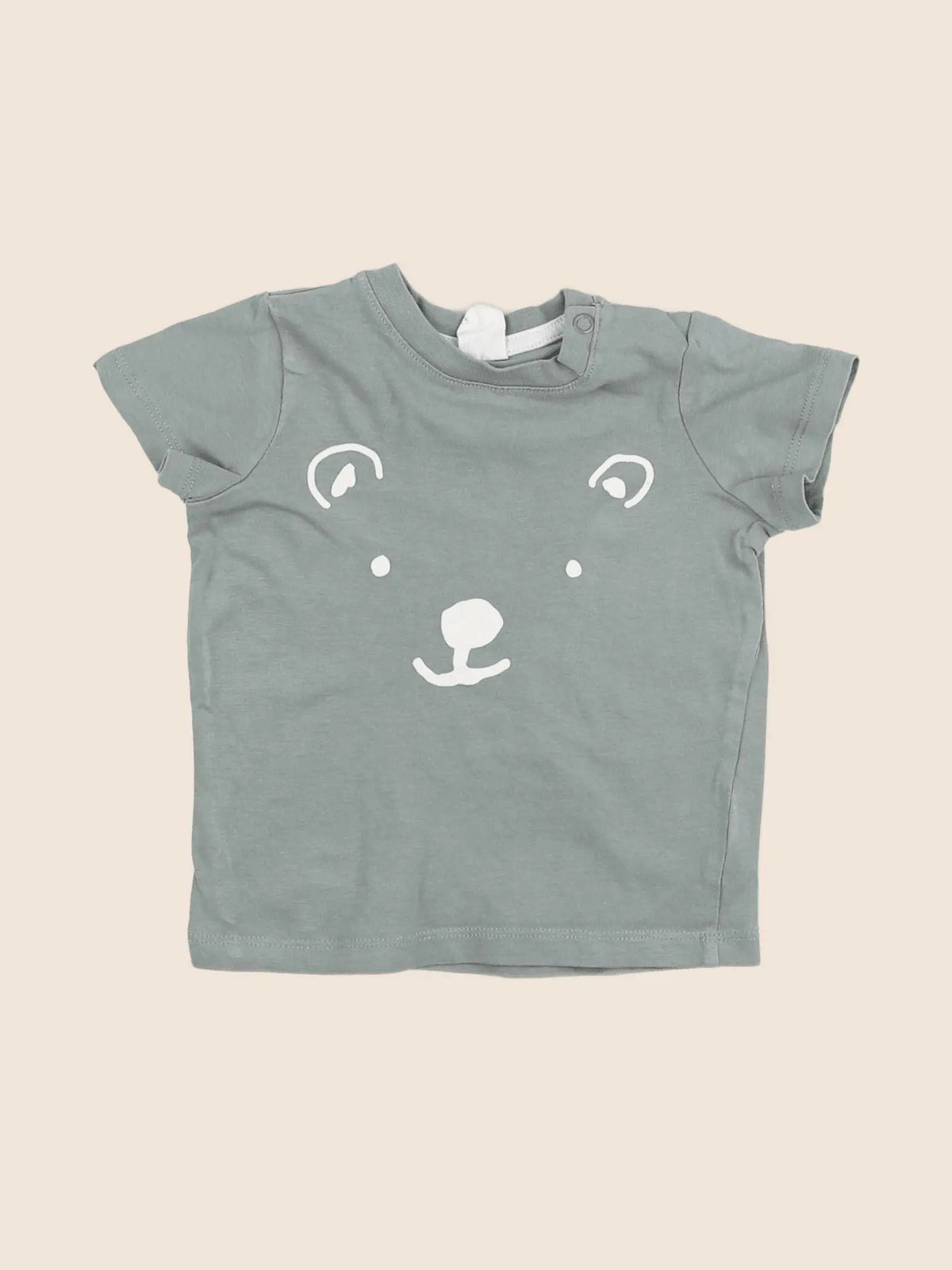 H&M - tee-shirt vert - 6 mois
