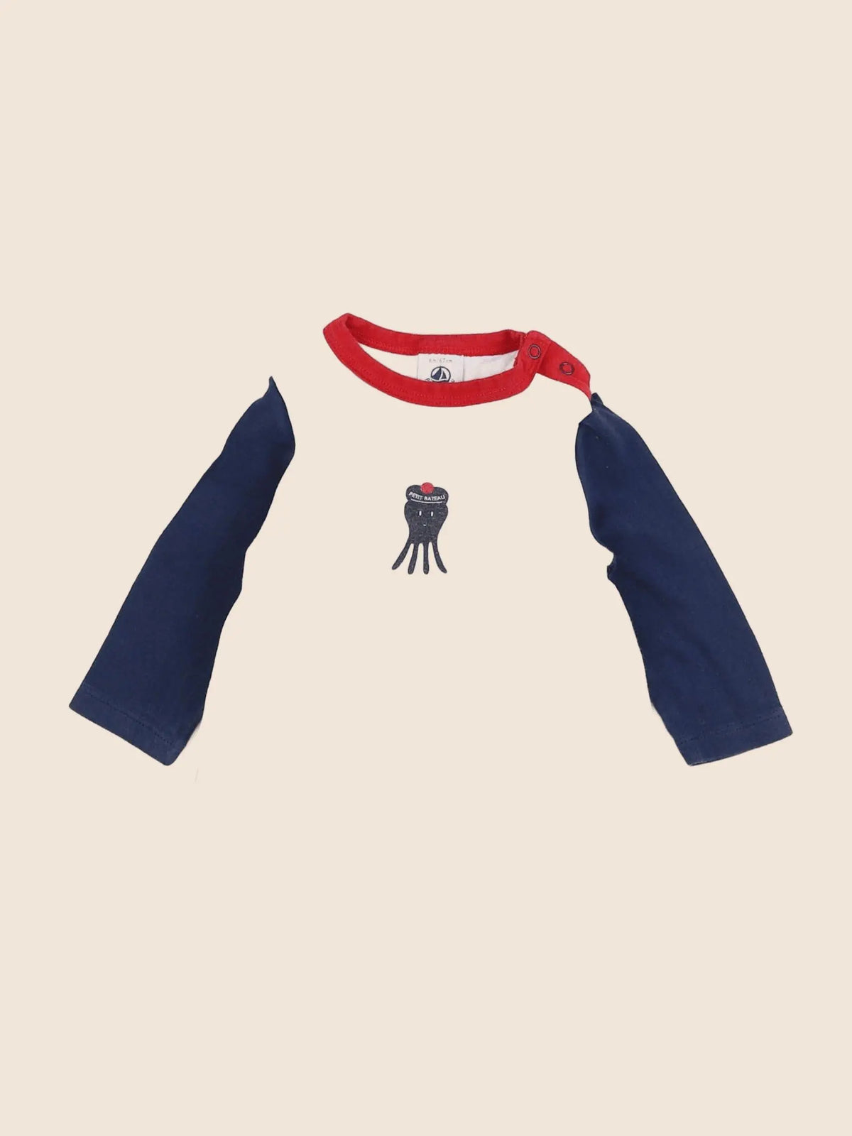 Petit Bateau - tee-shirt multicolore - 6 mois