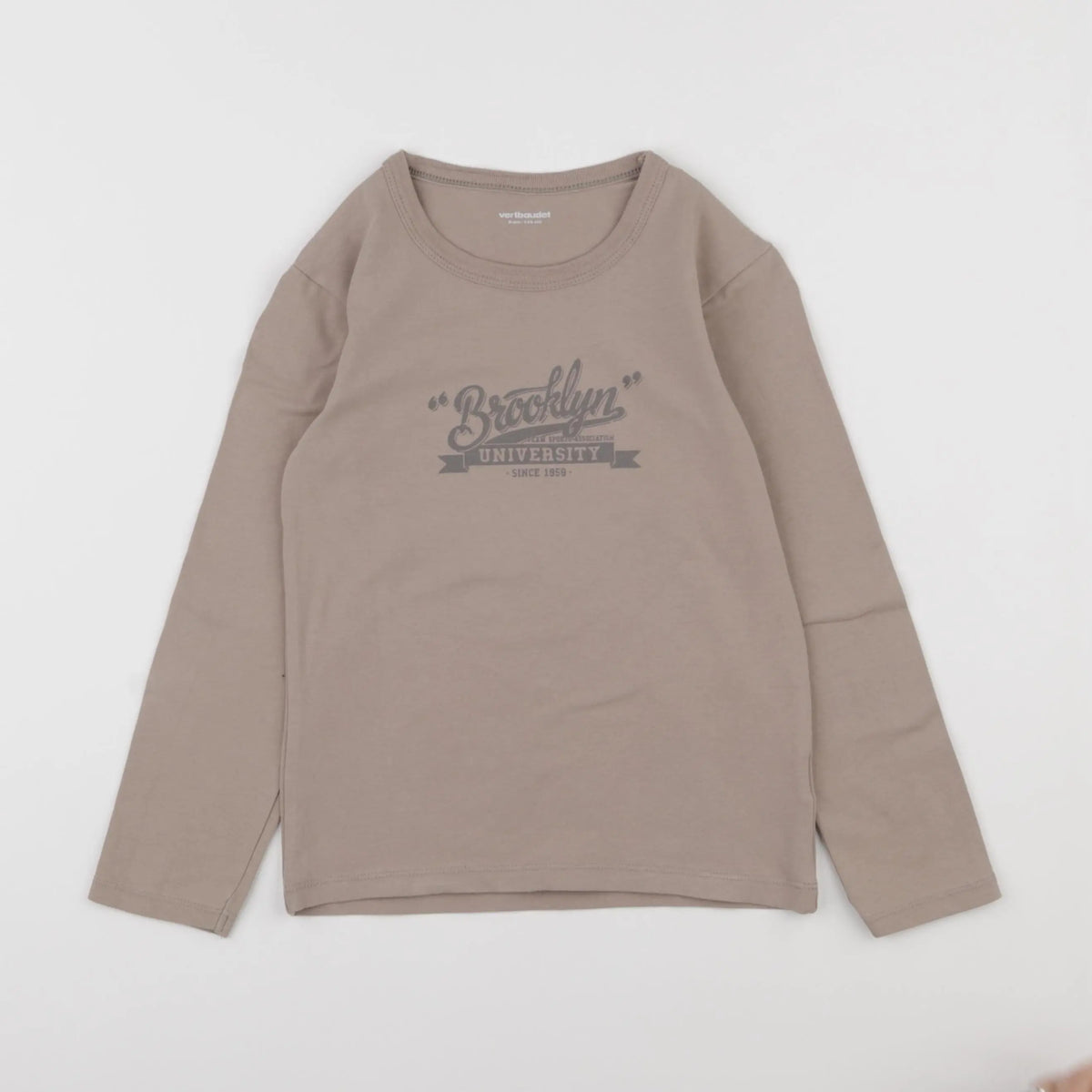 Vertbaudet - tee-shirt gris - 8 ans