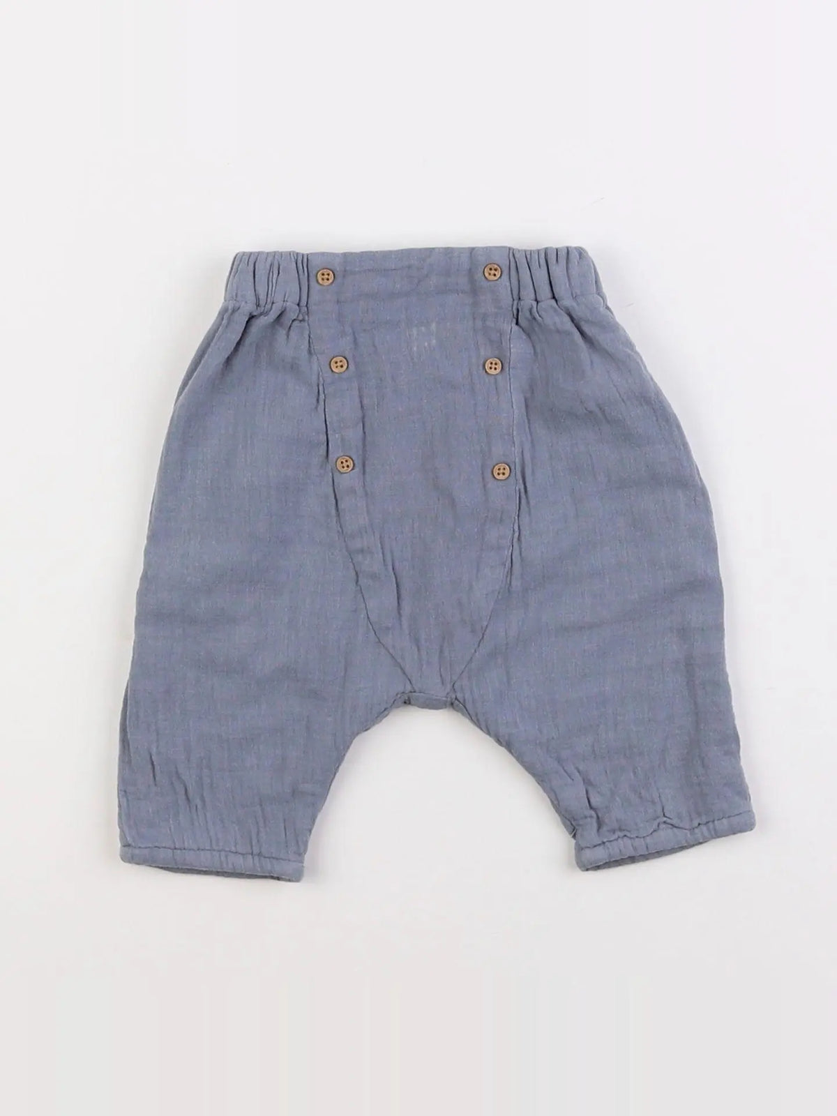 Vertbaudet - pantalon bleu - 1 mois