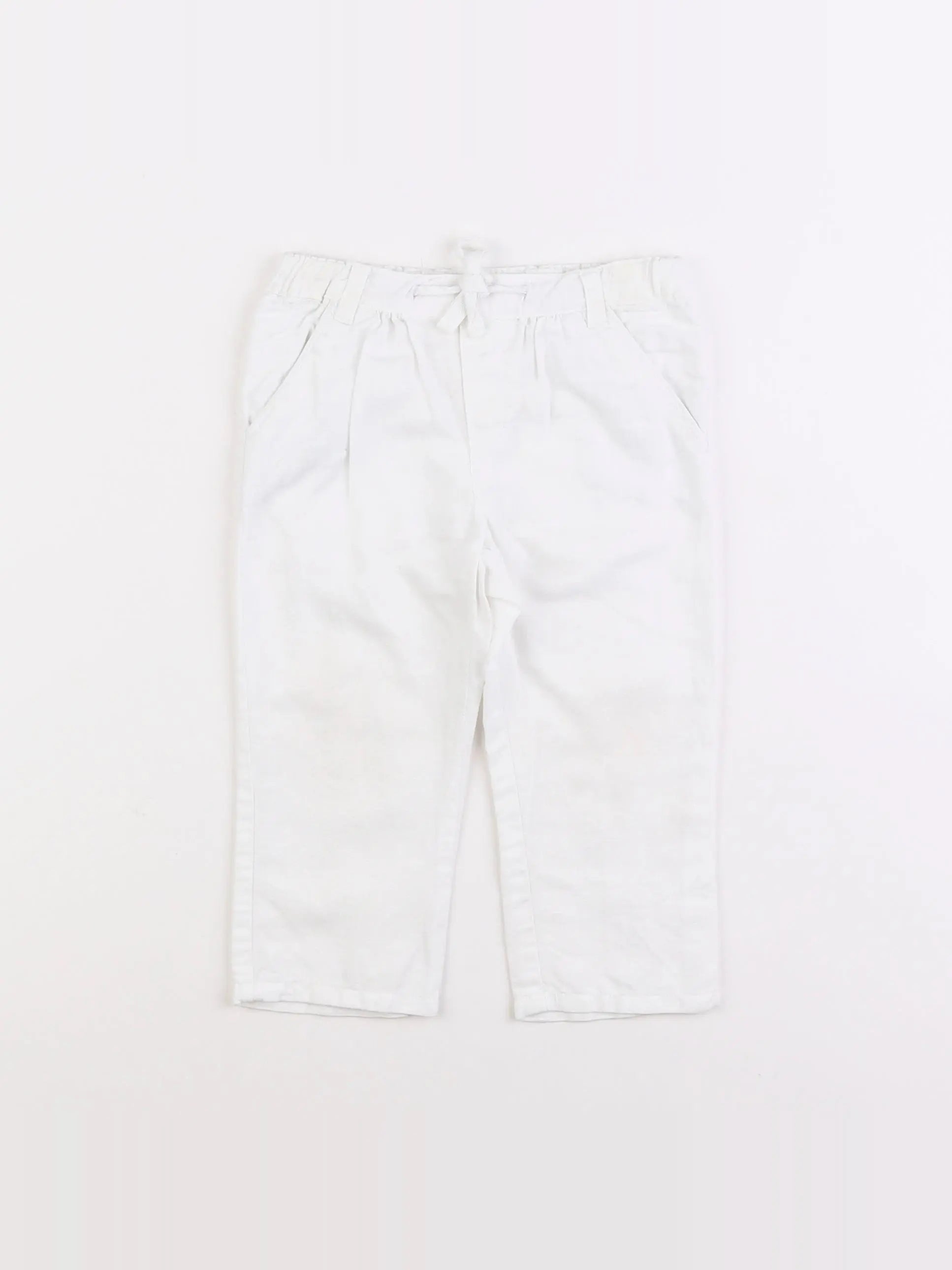 Boutchou - pantalon blanc - 12 mois