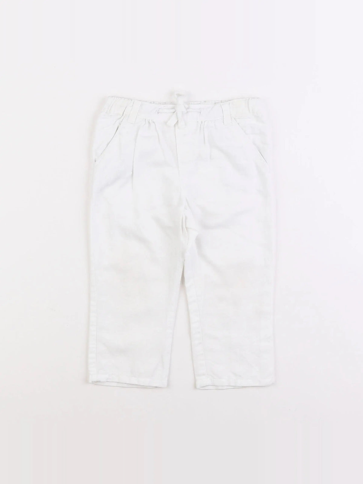 Boutchou - pantalon blanc - 12 mois