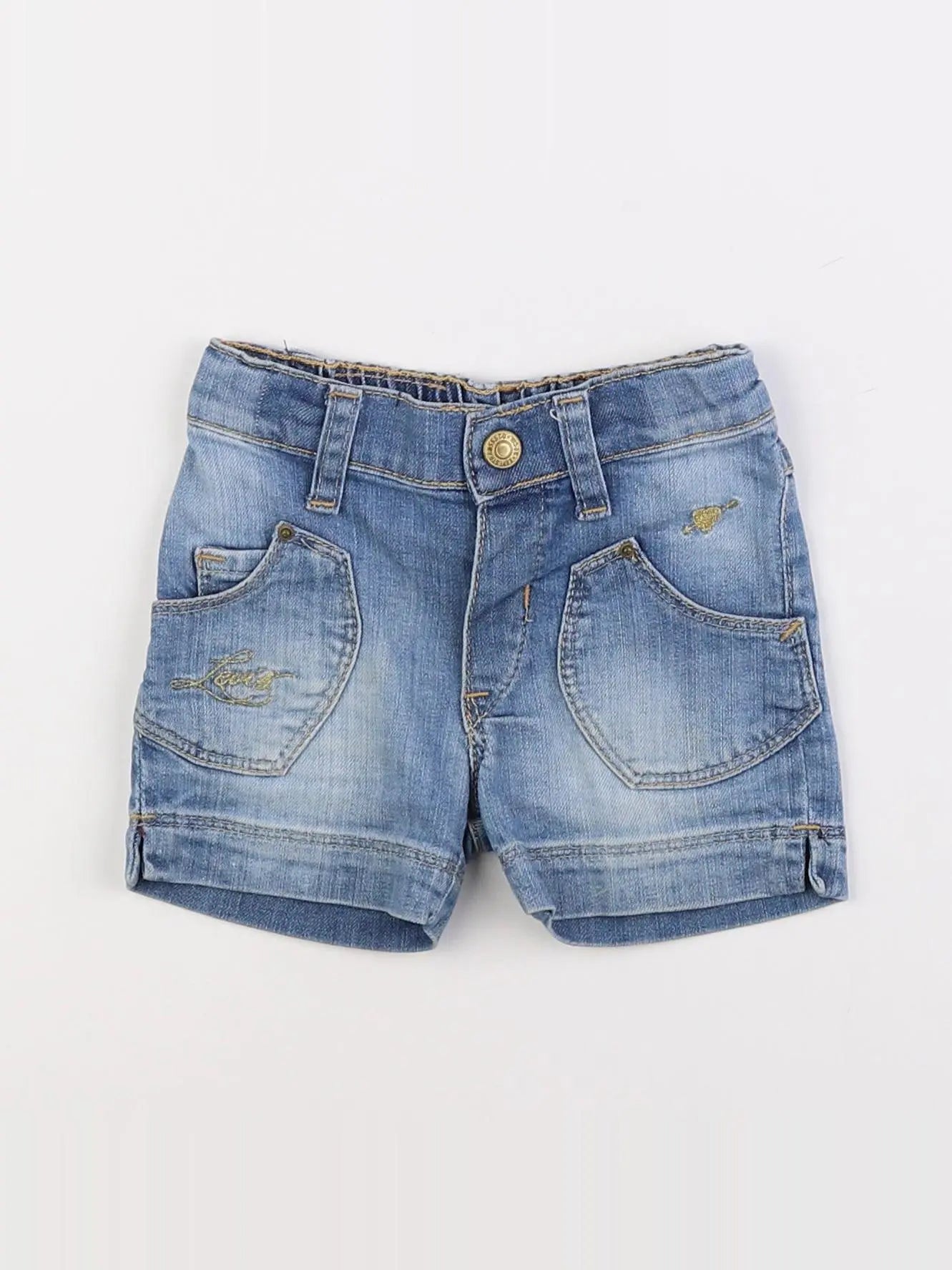 Levi's - short bleu - 12 mois