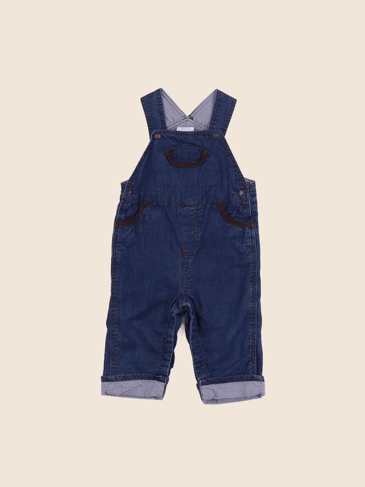 Jacadi - salopette bleu - 6 mois