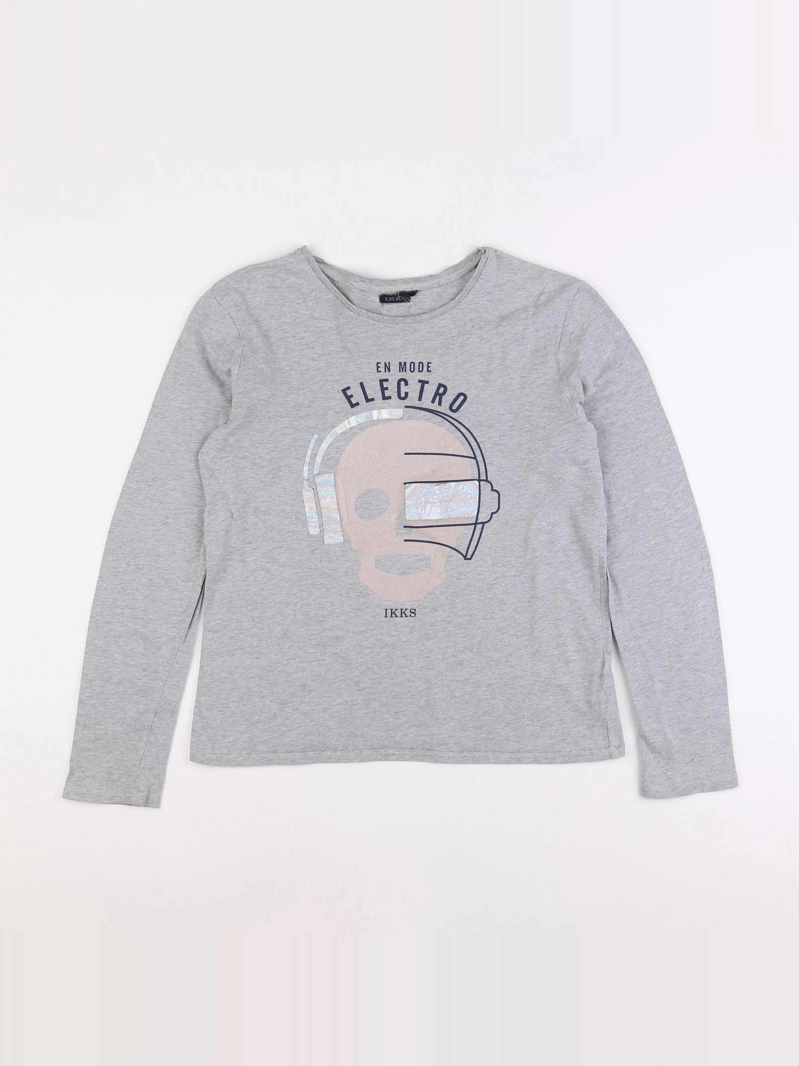 IKKS - tee-shirt gris - 14 ans