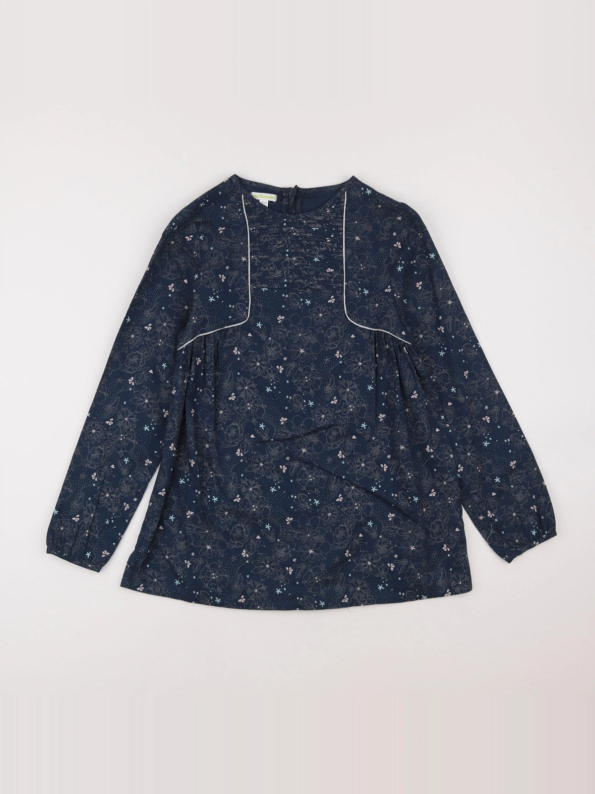 Vertbaudet - blouse bleu - 12 ans