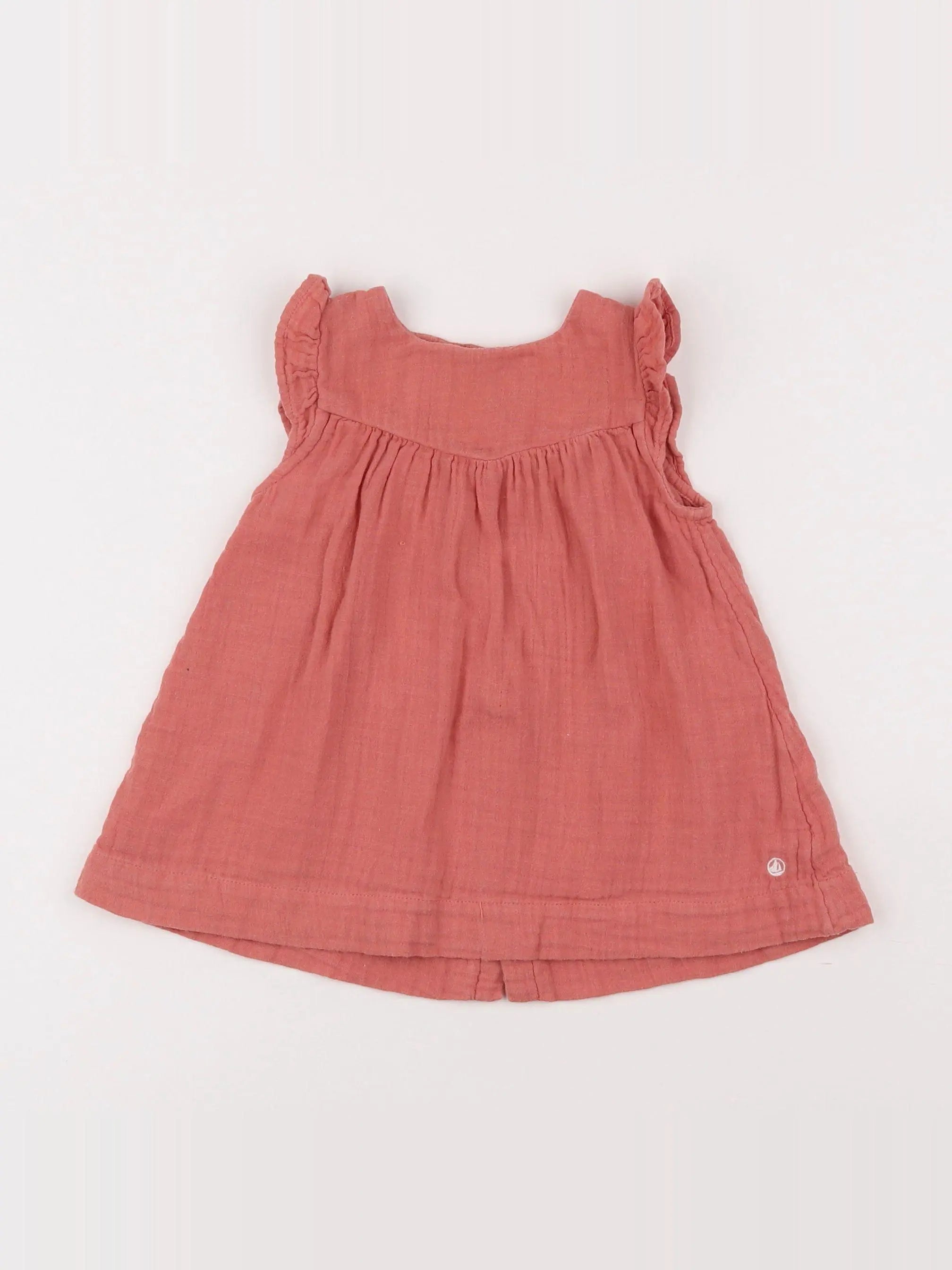 Petit Bateau - robe rose - 6 mois