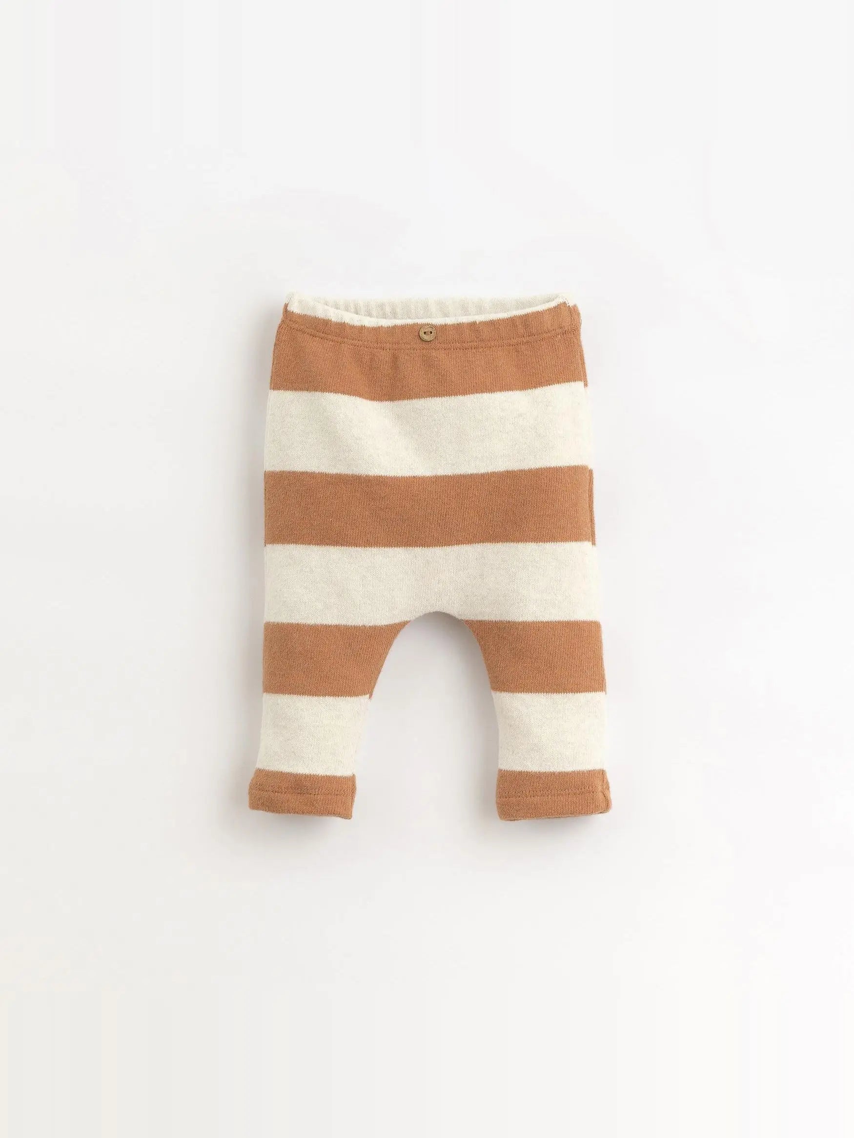 Legging Rib rayé orange