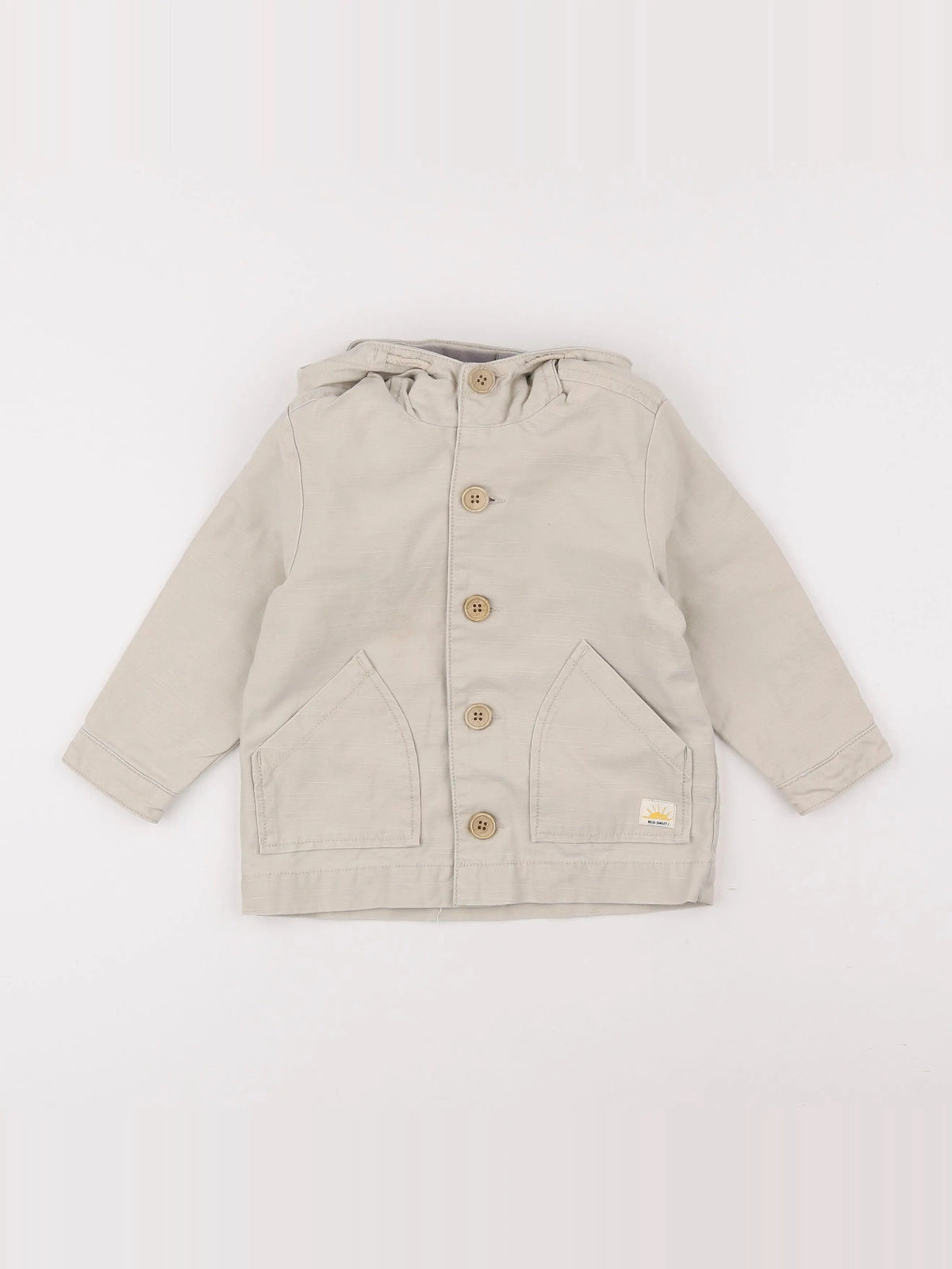 Zara - veste beige - 12/18 mois