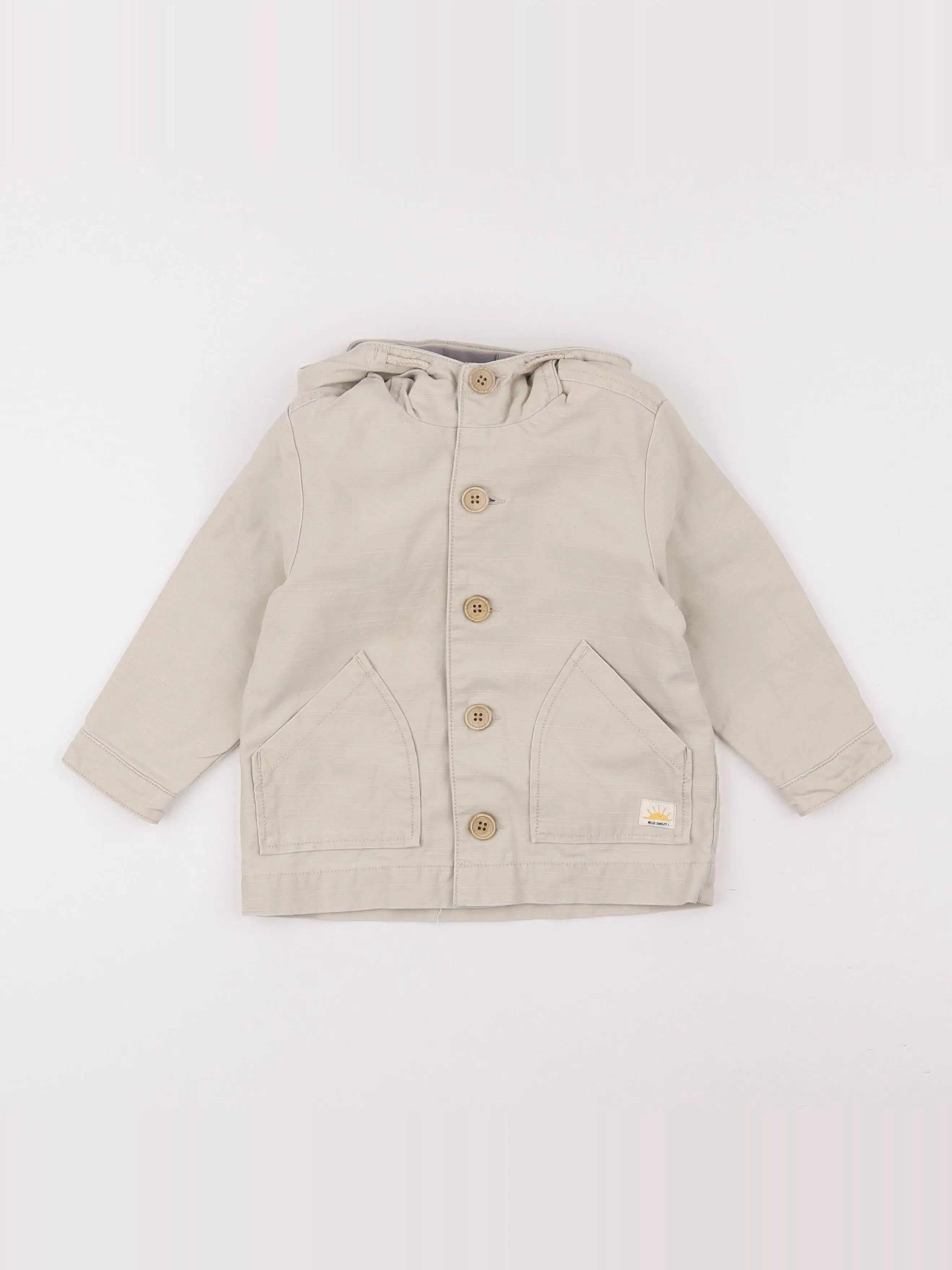 Zara - veste beige - 12/18 mois