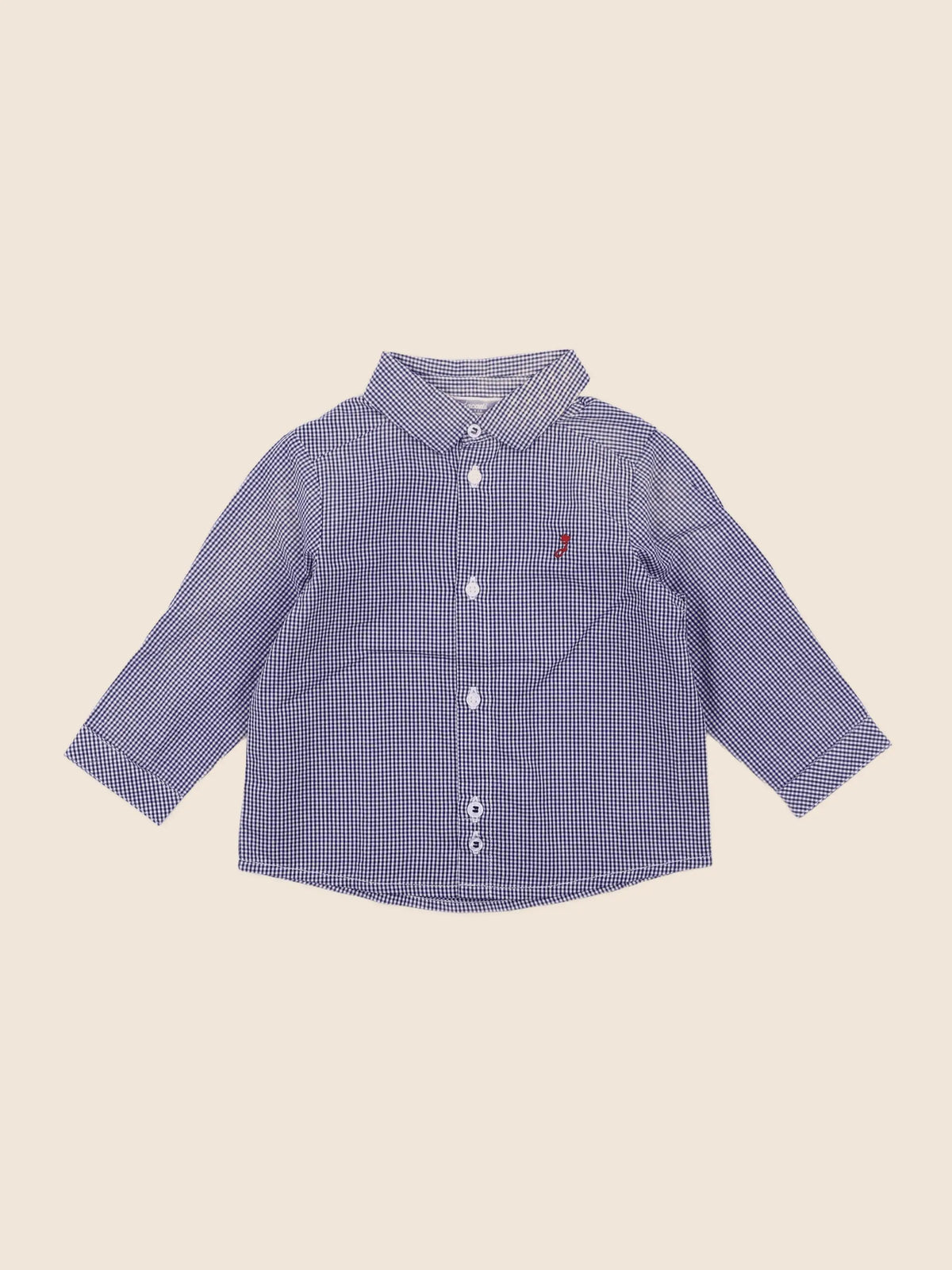 Jacadi - chemise bleu - 12 mois