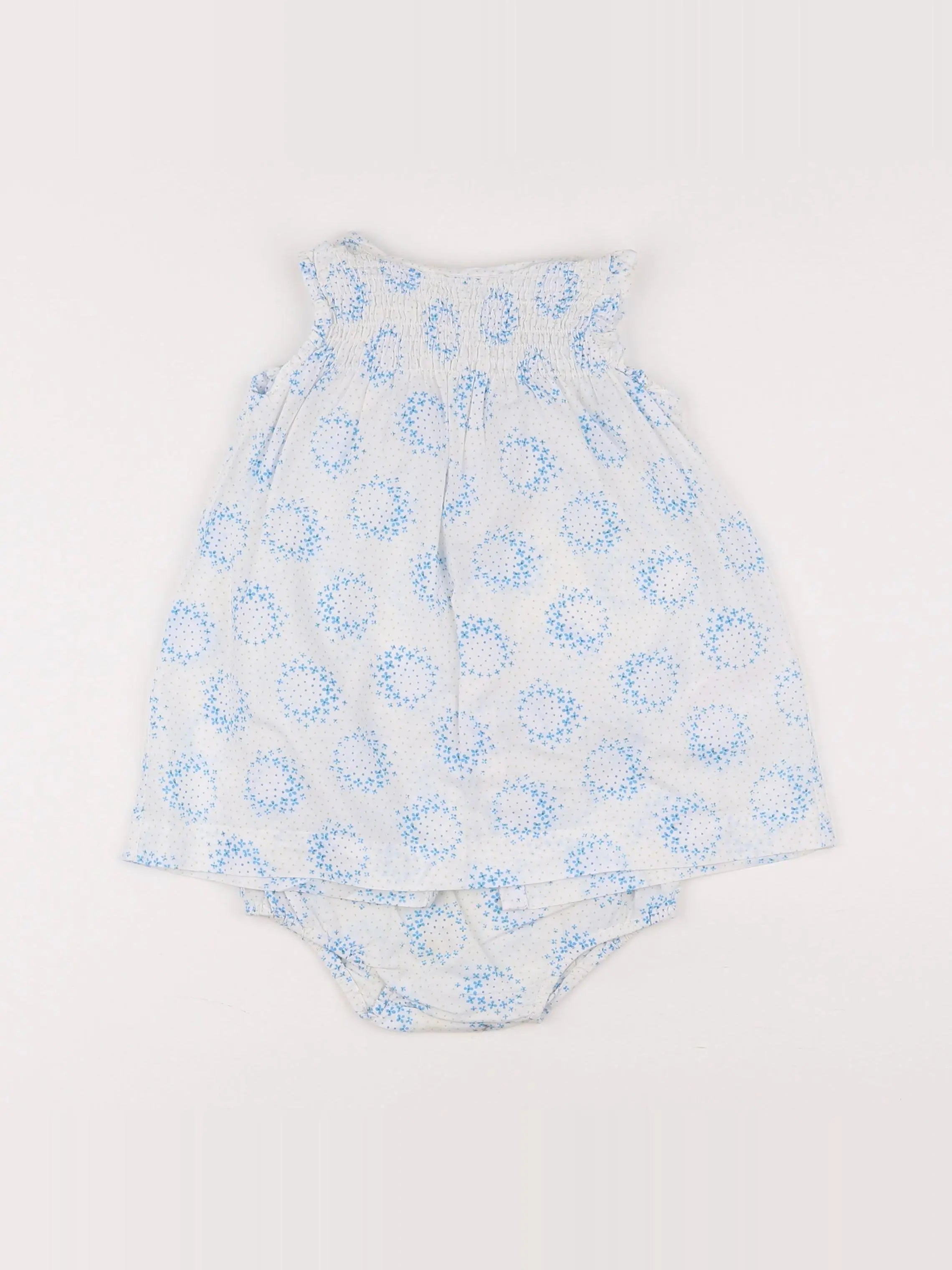 Jacadi - robe bleu - 12 mois