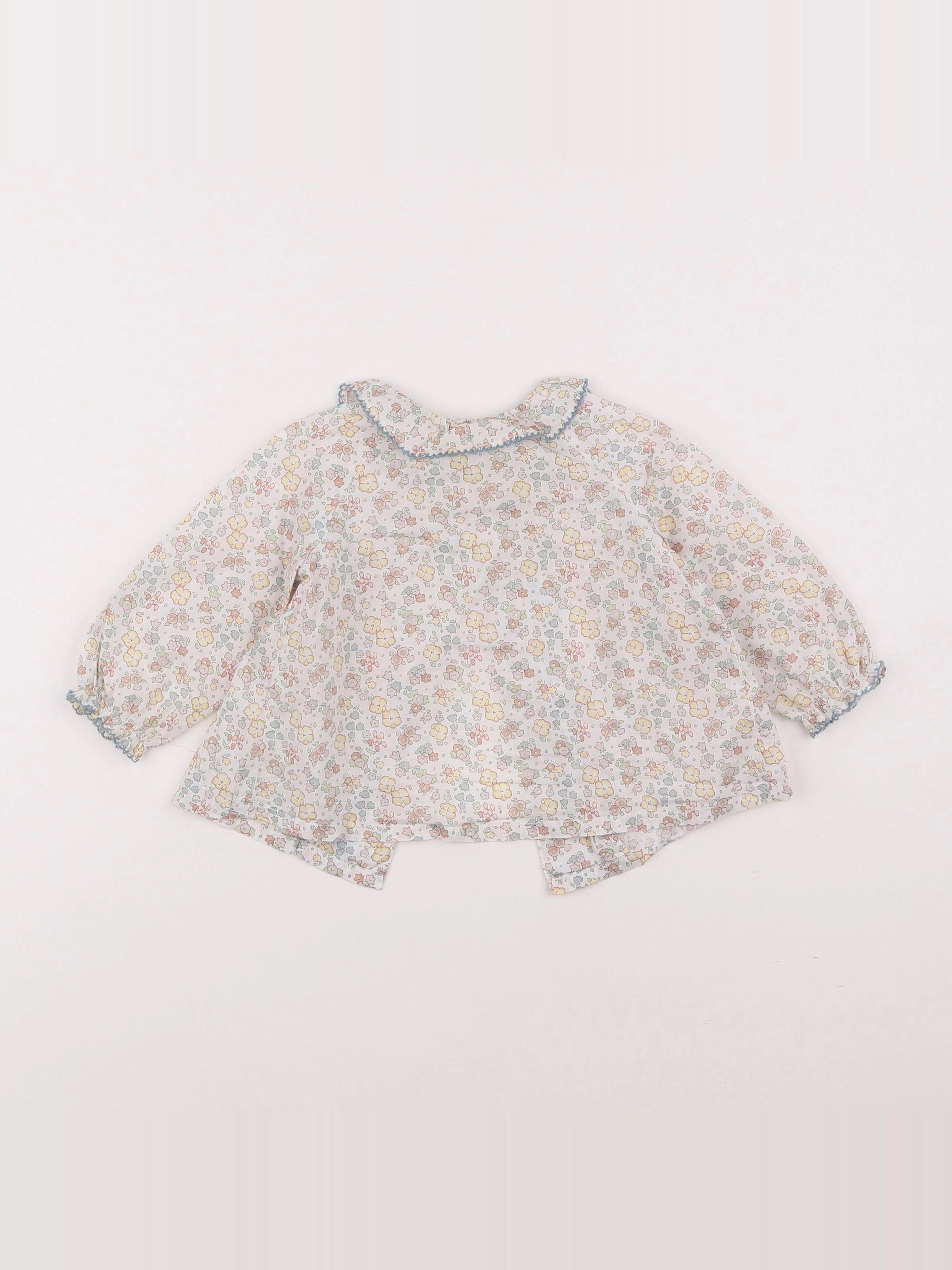 Cyrillus - blouse blanc - 12 mois