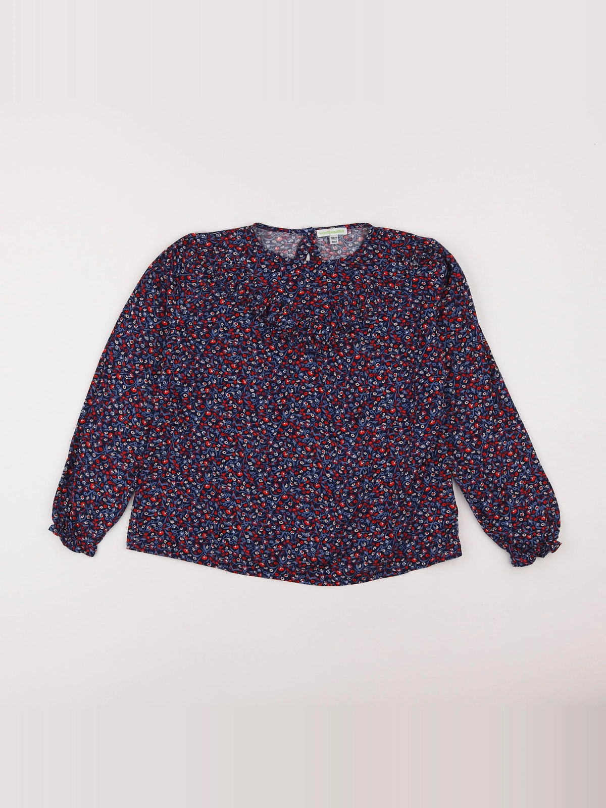 Vertbaudet - blouse bleu - 8 ans