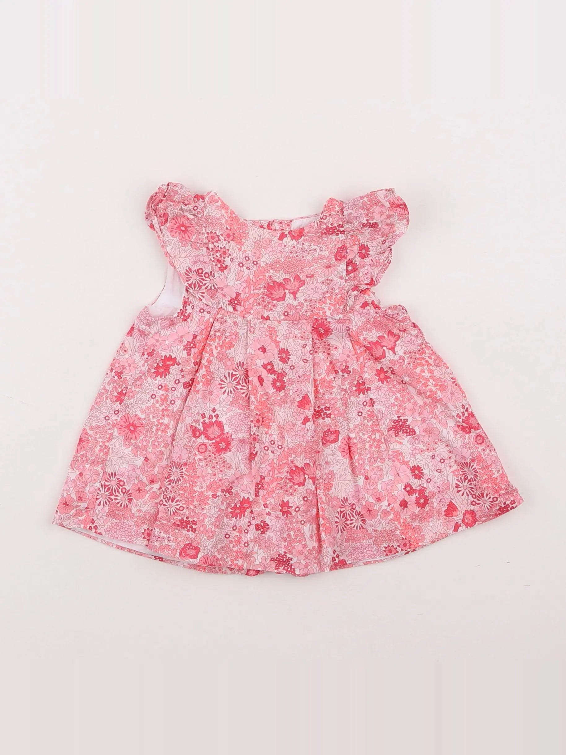 Jacadi - robe liberty rose - 3 mois