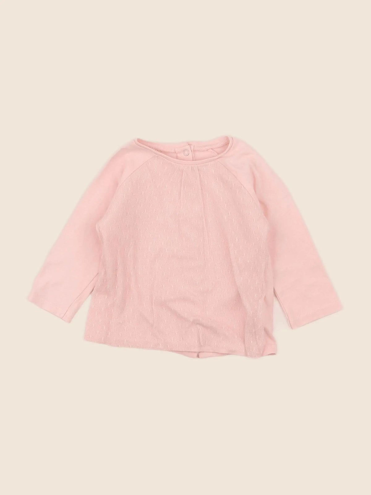 Vertbaudet - tee-shirt rose - 6 mois